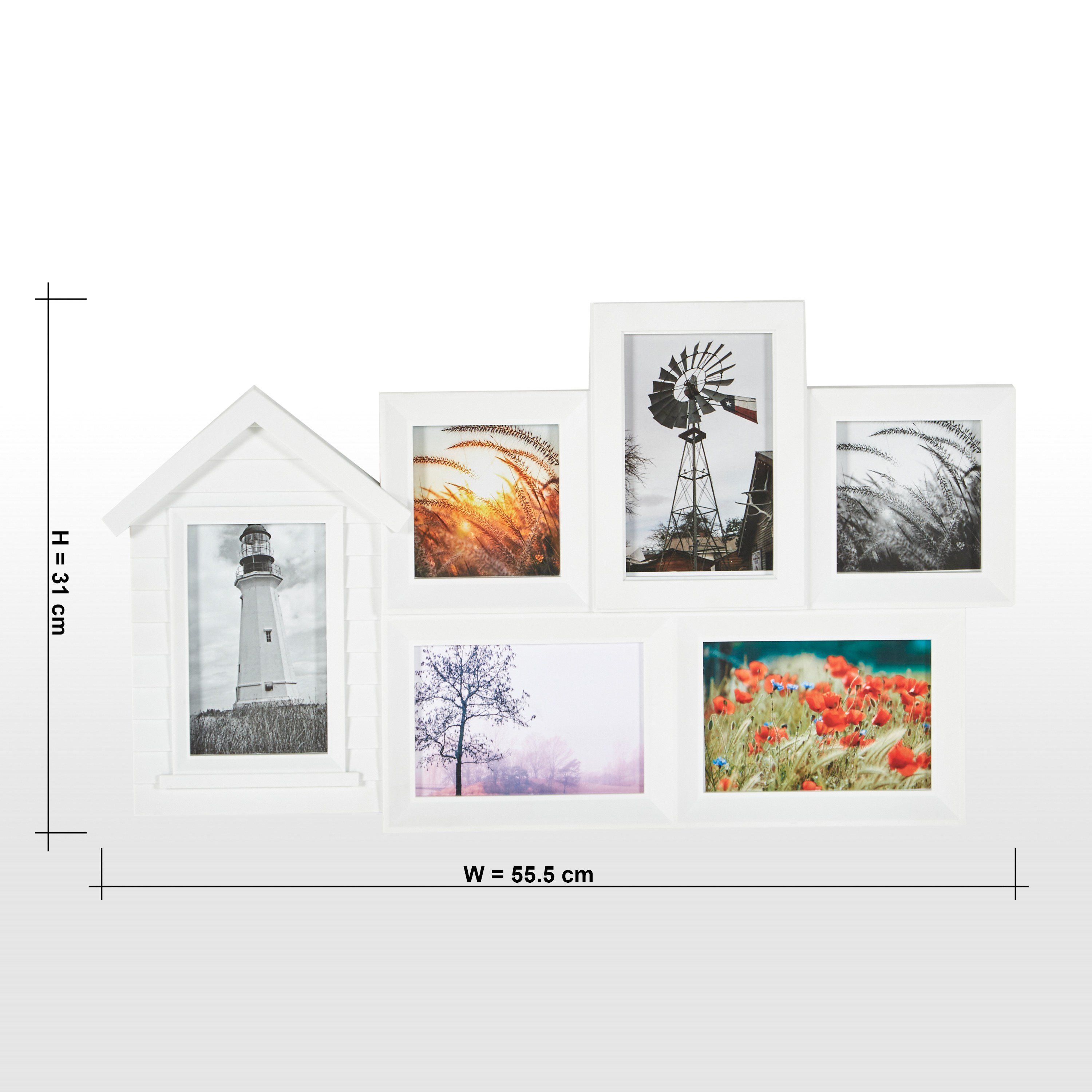 A Beautiful Life Collage Photo Frame - 31x56 cm-household-walldecorandmirrors-photoframes-image-5