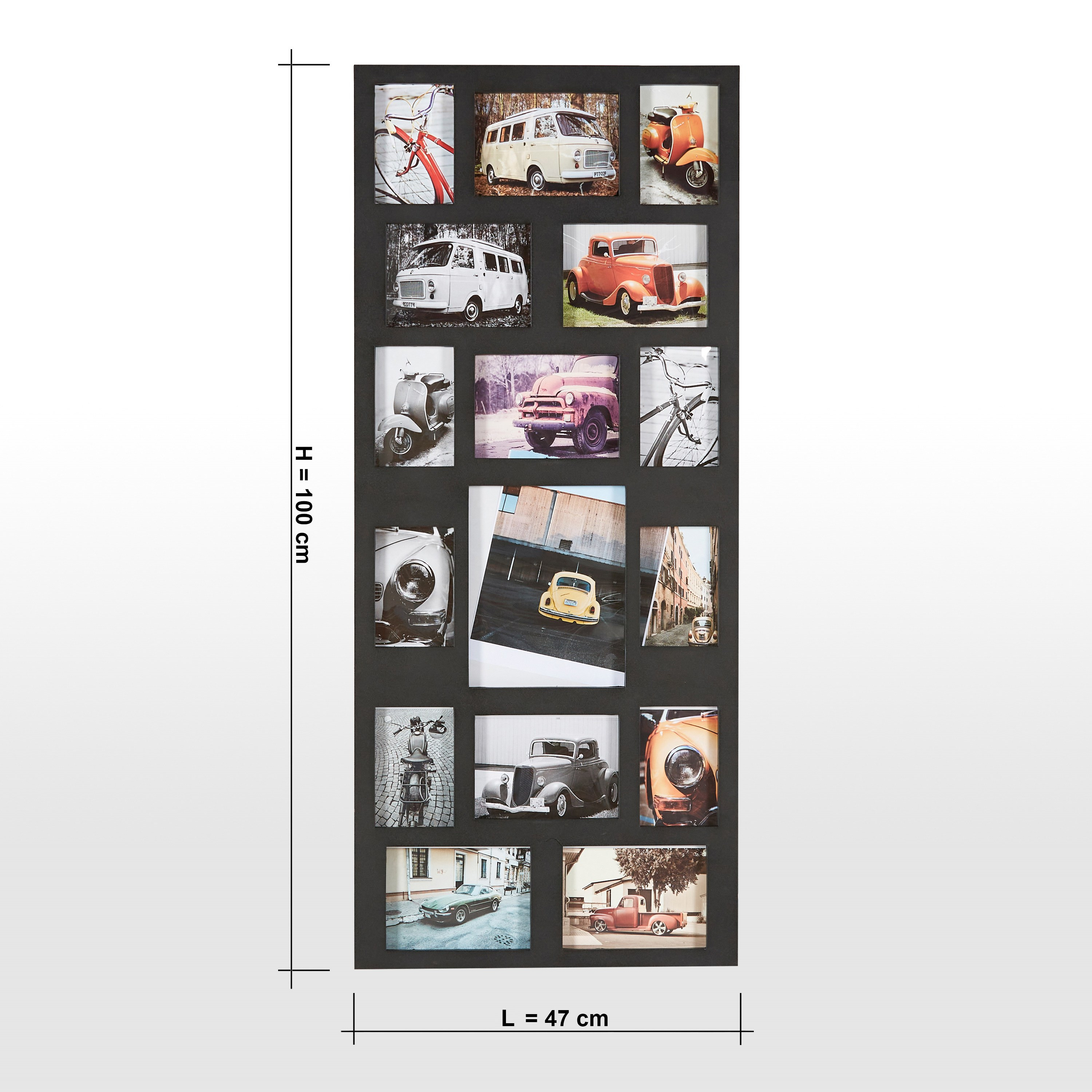 Memory Collection Collage Photo Frame - 47x110 cm-household-walldecorandmirrors-photoframes-image-4