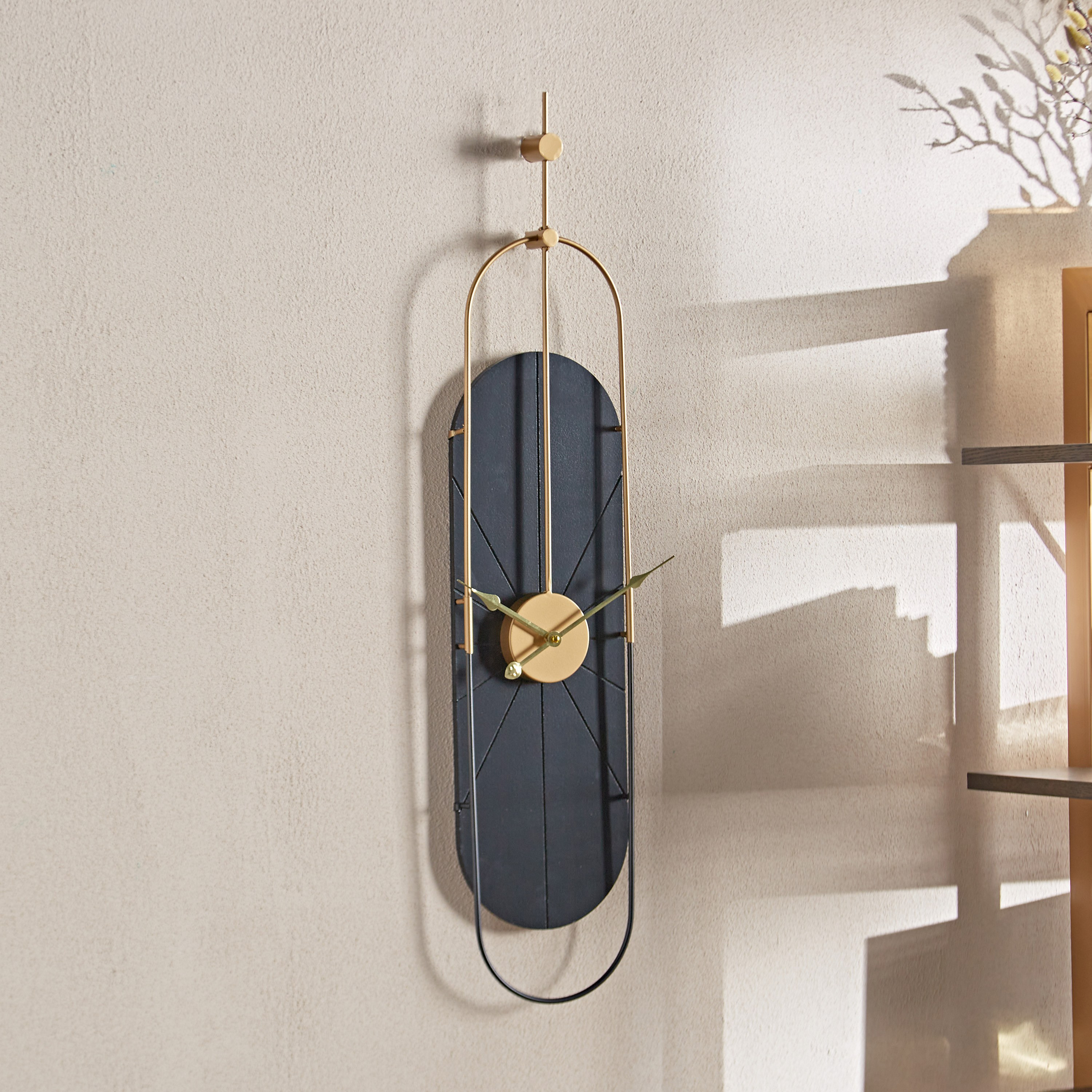 ساعة حائط - سولو - 20x94 سم-household-walldecorandmirrors-clocks-image-2