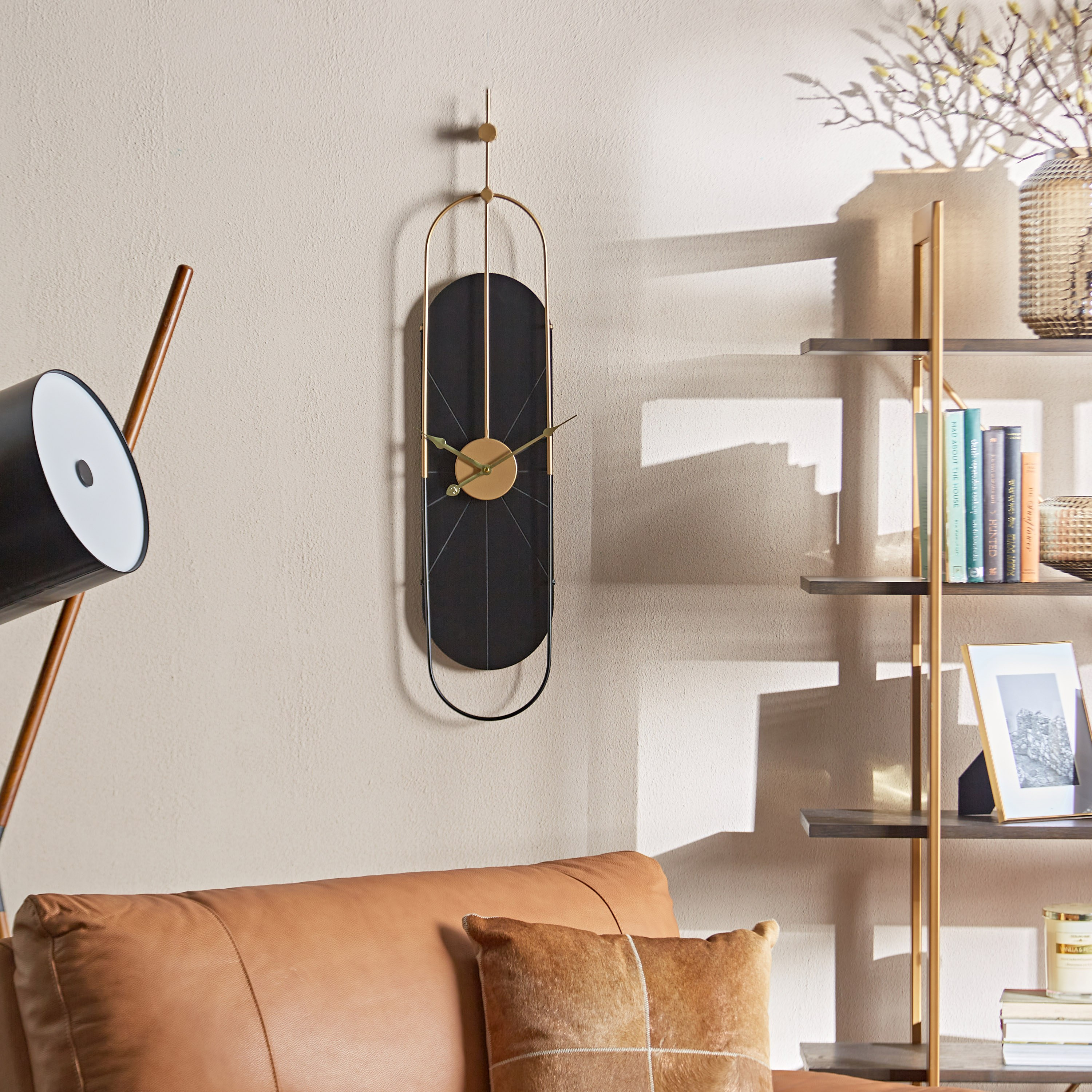 ساعة حائط - سولو - 20x94 سم-household-walldecorandmirrors-clocks-image-4