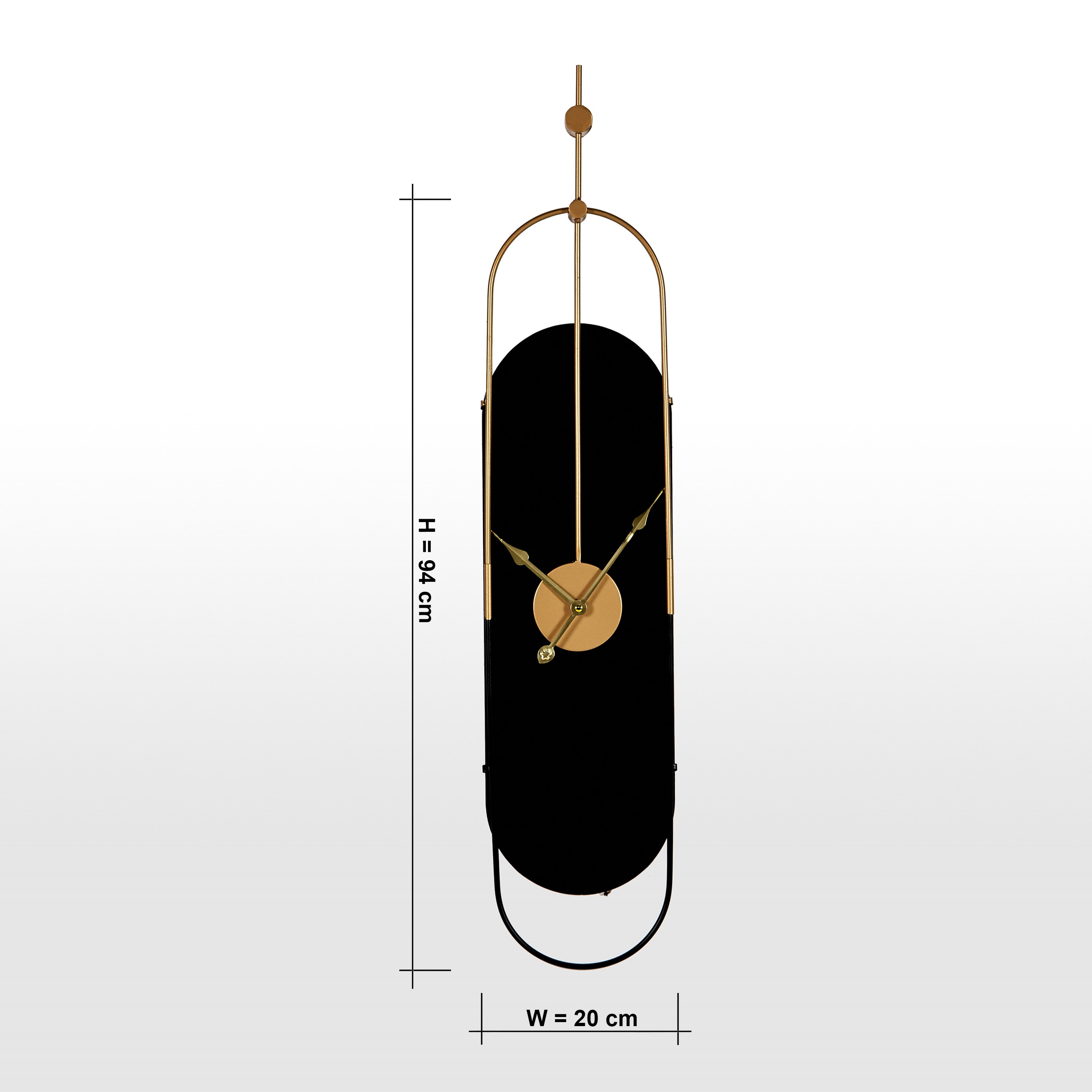 ساعة حائط - سولو - 20x94 سم-household-walldecorandmirrors-clocks-image-5
