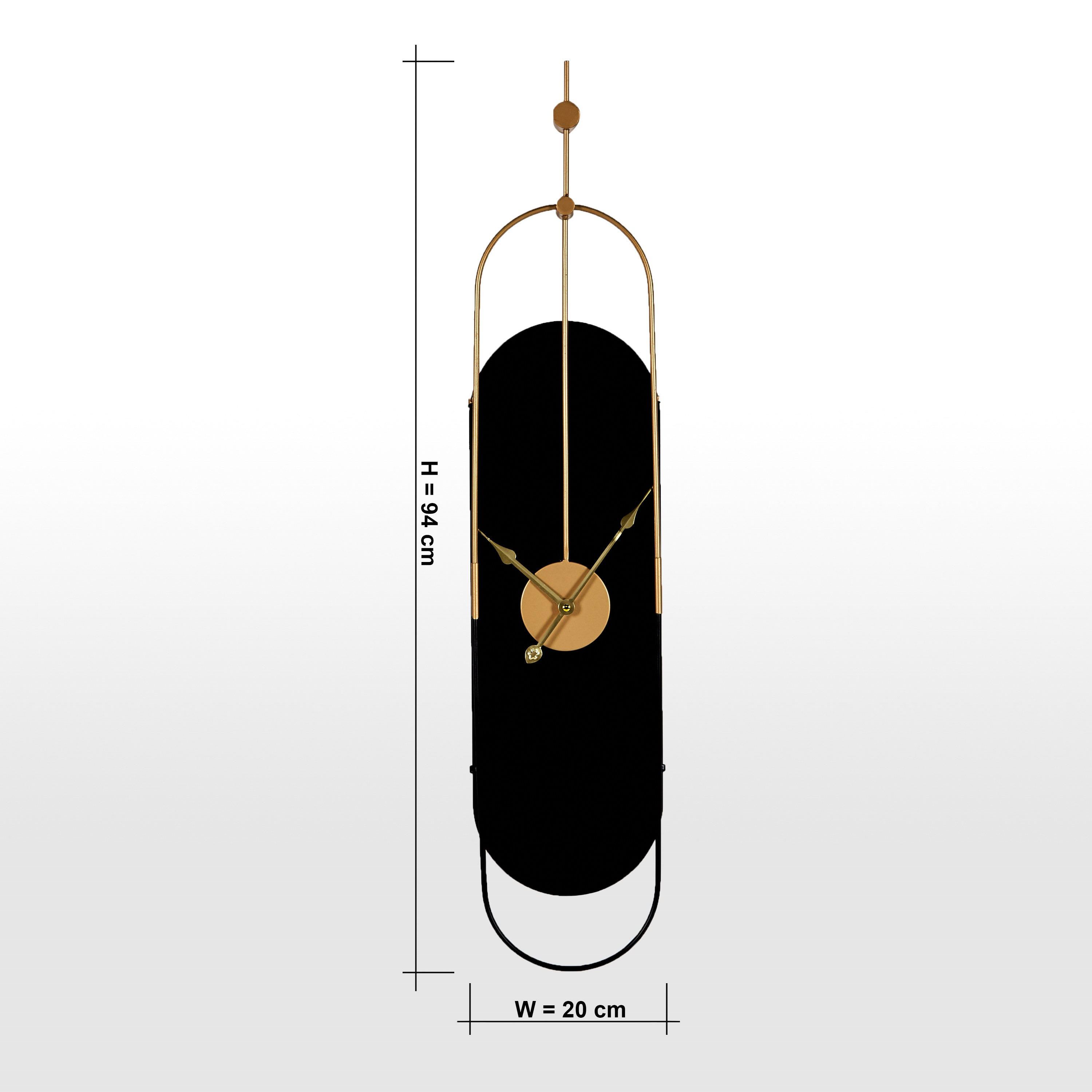 ساعة حائط - سولو - 20x94 سم-household-walldecorandmirrors-clocks-image-6