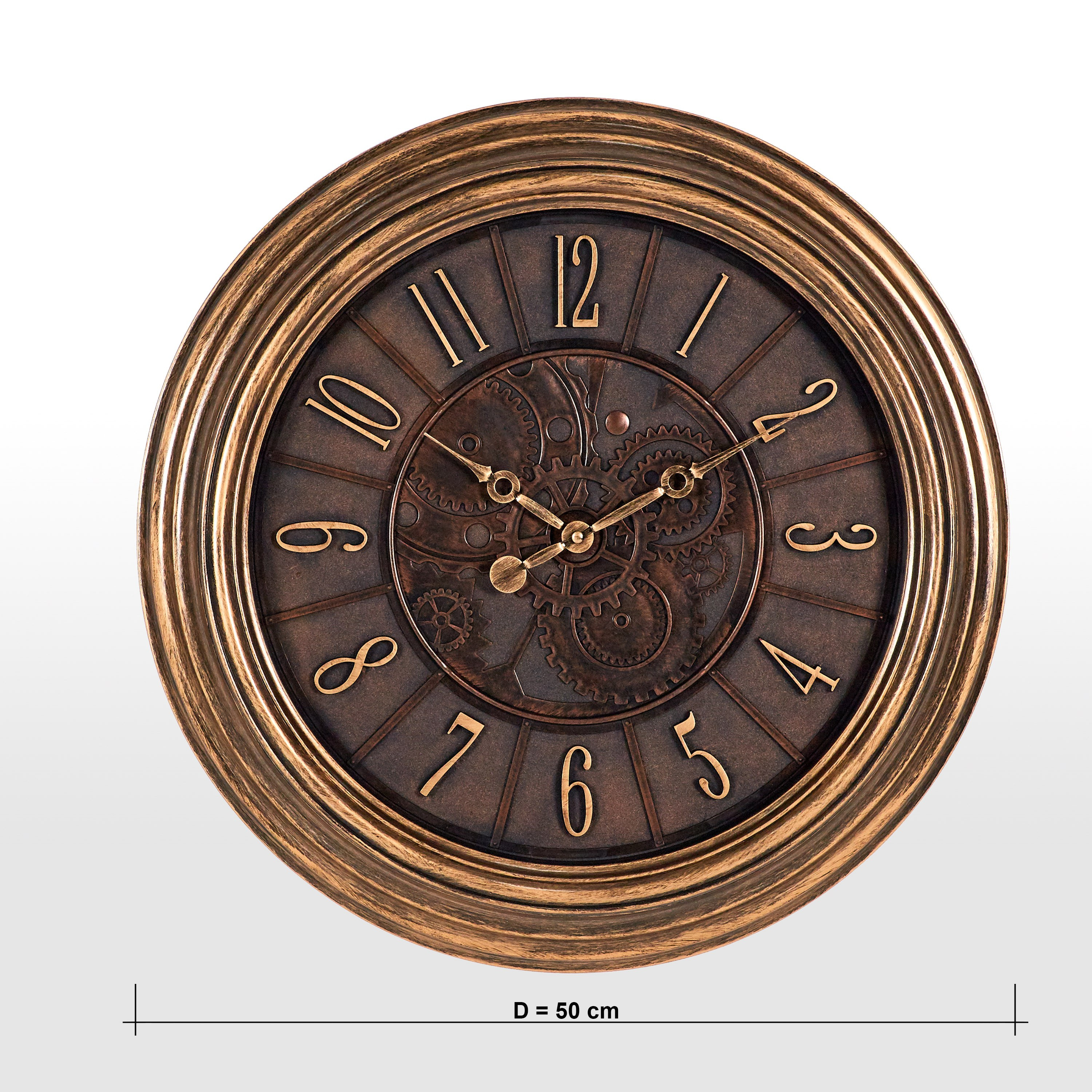 Lynwood Wall Clock - 50 cm-household-walldecorandmirrors-clocks-image-5