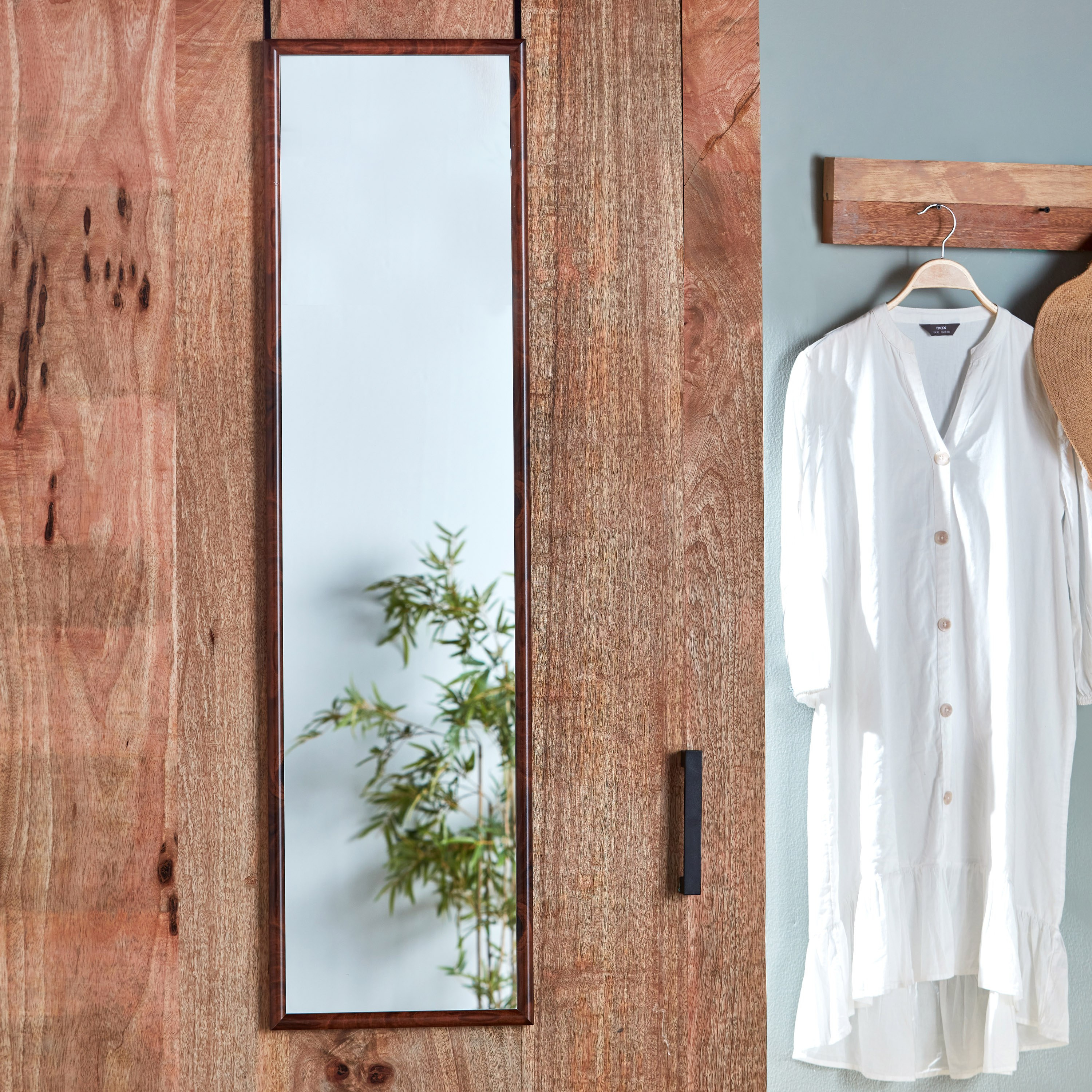 Ollie Over the Door Mirror - 122x36 cm-household-walldecorandmirrors-mirrors-overthedoormirrors-image-1