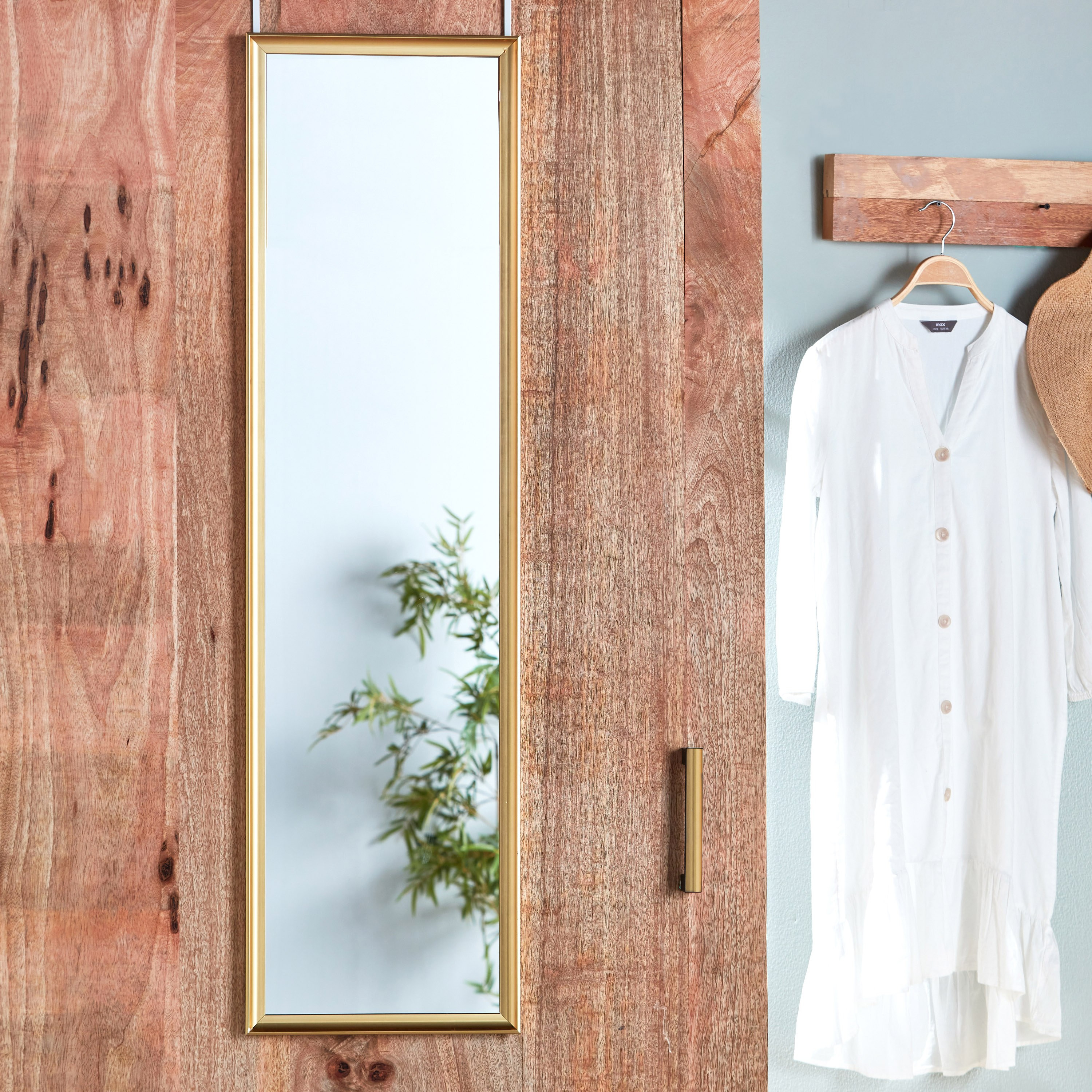 Legato Over-the-Door Mirror - 123x33 cm-household-walldecorandmirrors-mirrors-overthedoormirrors-image-1