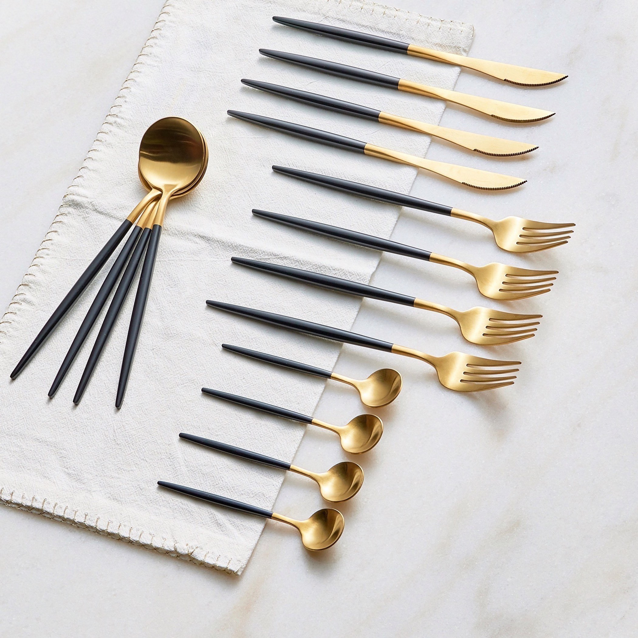 طقم أدوات مائدة 16 قطعة - لـ 4 أفراد - فن-household-dining-cutlery-cutlerysets-image-1