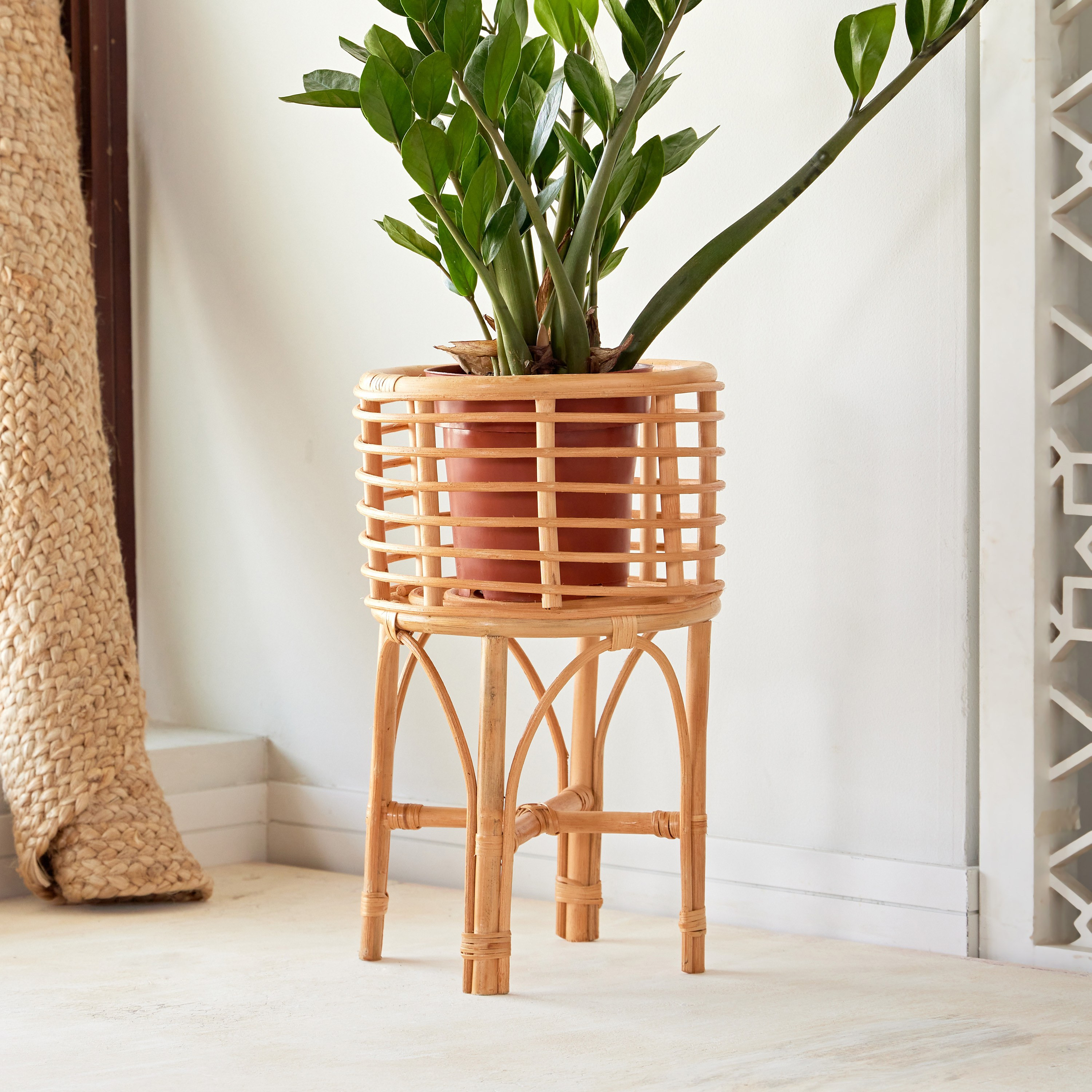 Shop Rattan Planter - 45 cm | Homecentre UAE
