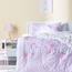 طقم لحاف كامل بتصميم أزهار - هالو كيتي - 160x220 سم-kids-beddingandwindows-bedding-comforters-image-1