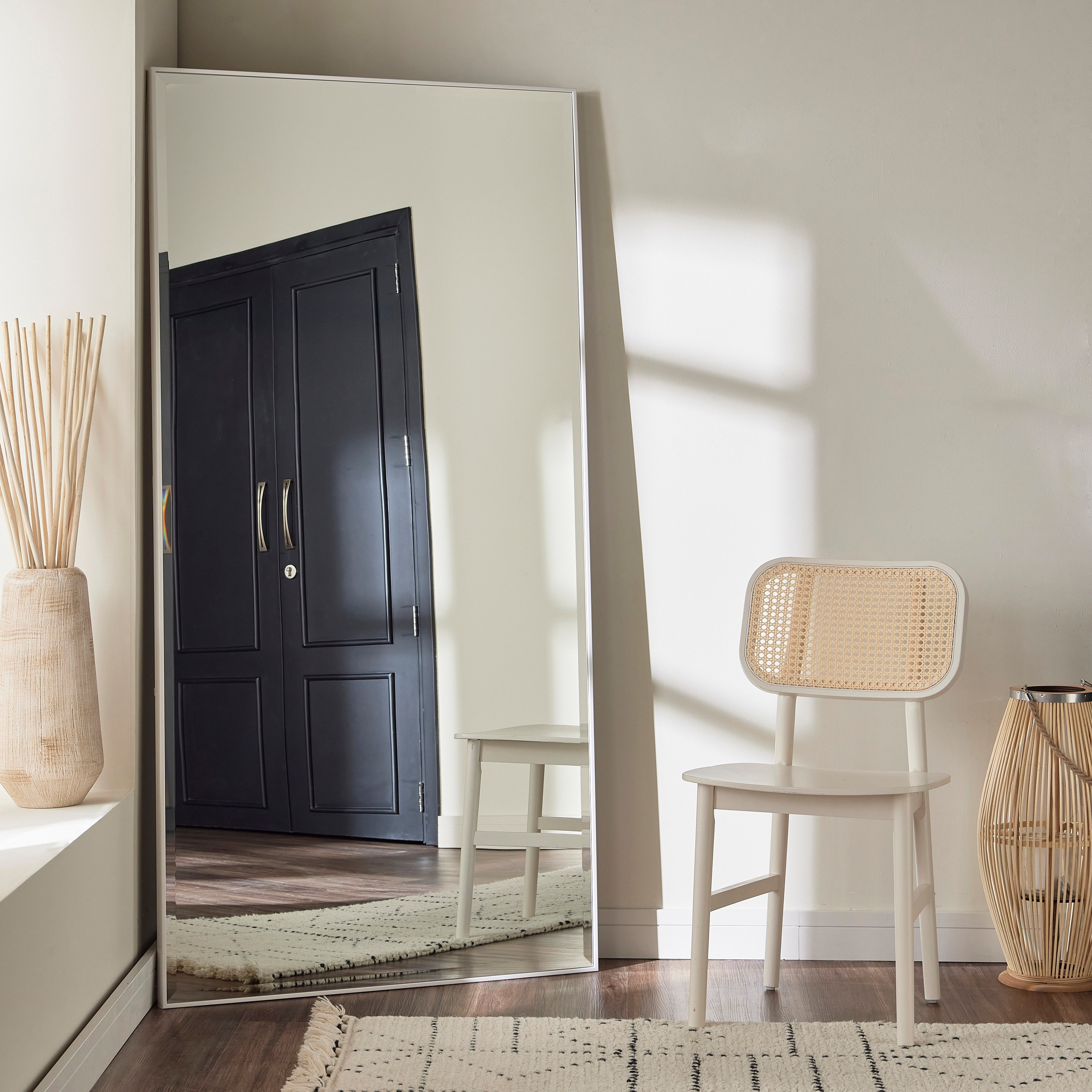 مرآة مشطوفة بتصميم مائل - برين - 182x92 سم-household-walldecorandmirrors-mirrors-floormirrors-image-1