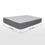 مرتبة فرديّة فيسكو عالية المرونة بنوابض - ترانكويل - 120x200 سم-furniture-mattresses-singlemattresses-image-1