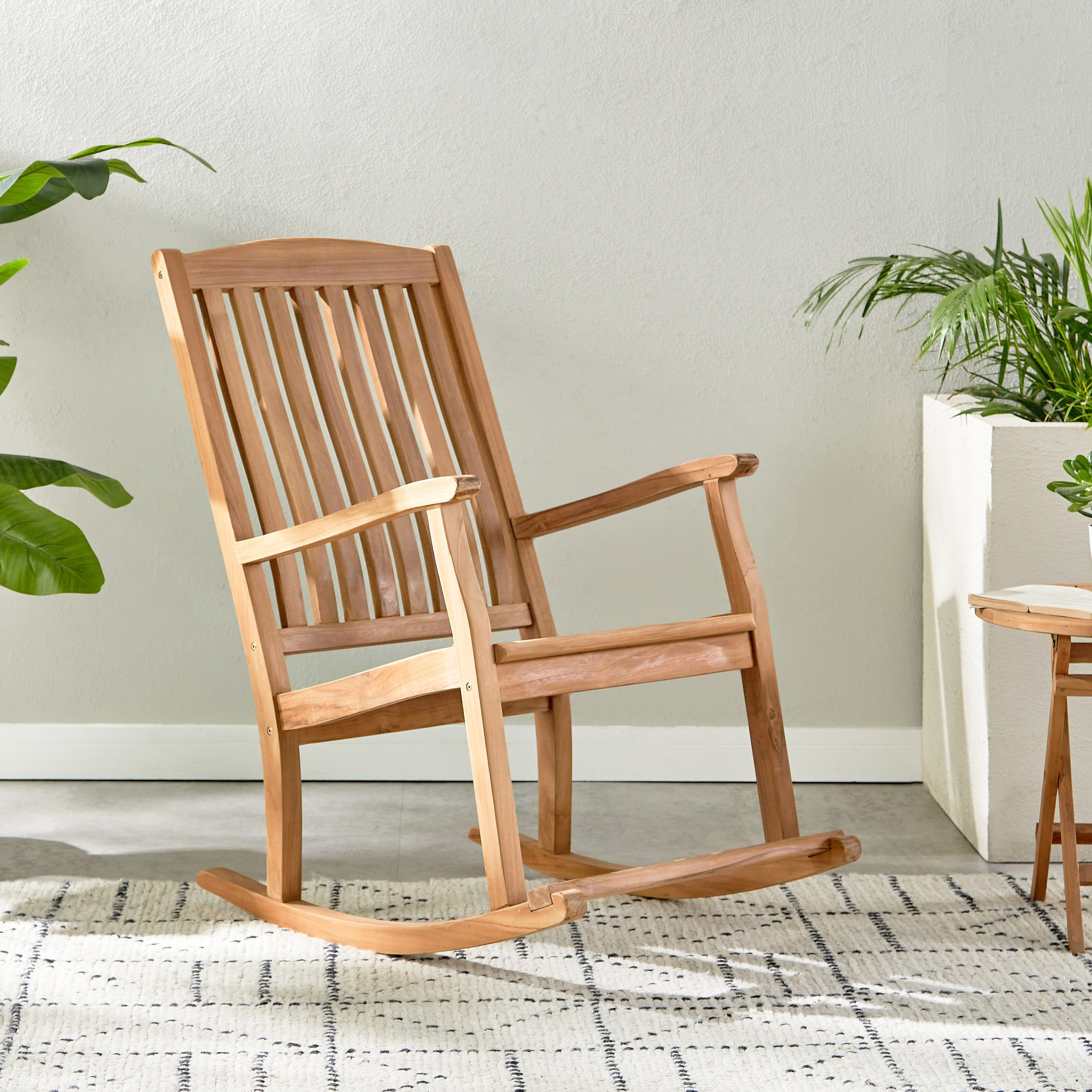 Shop Scottsdale Solid Wood Outdoor Rocking Chair Online Home