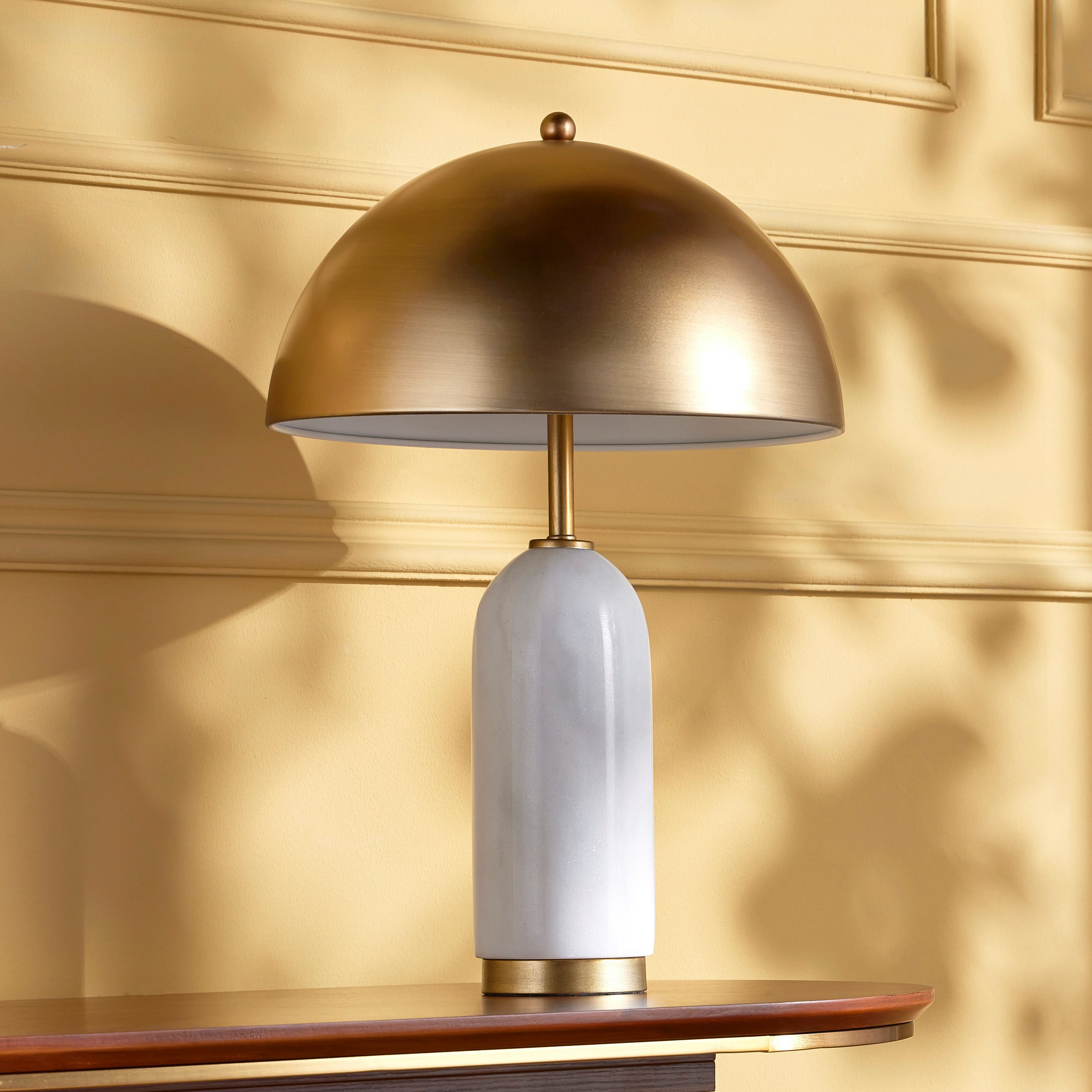 مصباح طاولة رخام - فينتدج لوكس سلستين - 54 سم-household-lighting-tableanddesklamps-image-1