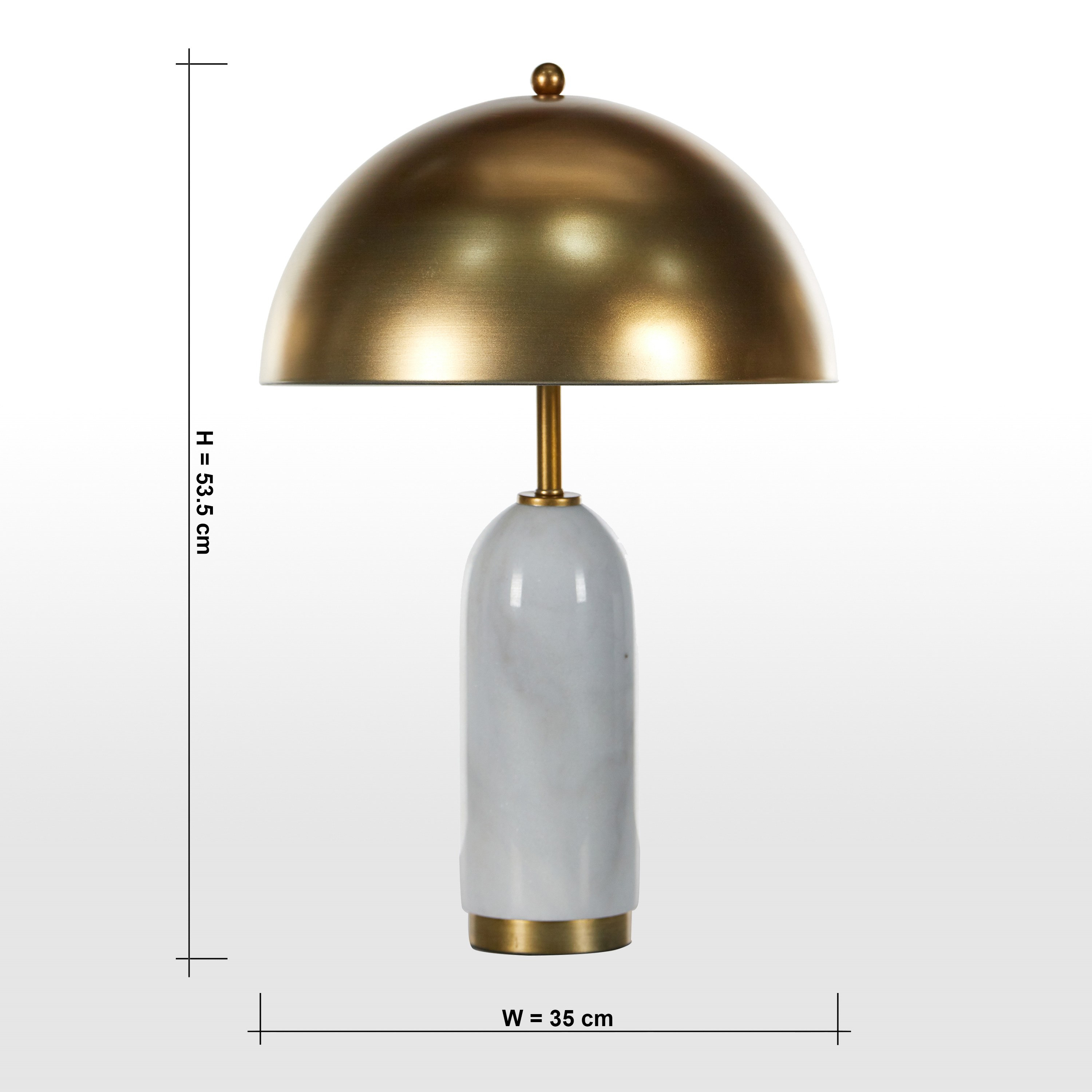 مصباح طاولة رخام - فينتدج لوكس سلستين - 54 سم-household-lighting-tableanddesklamps-image-5