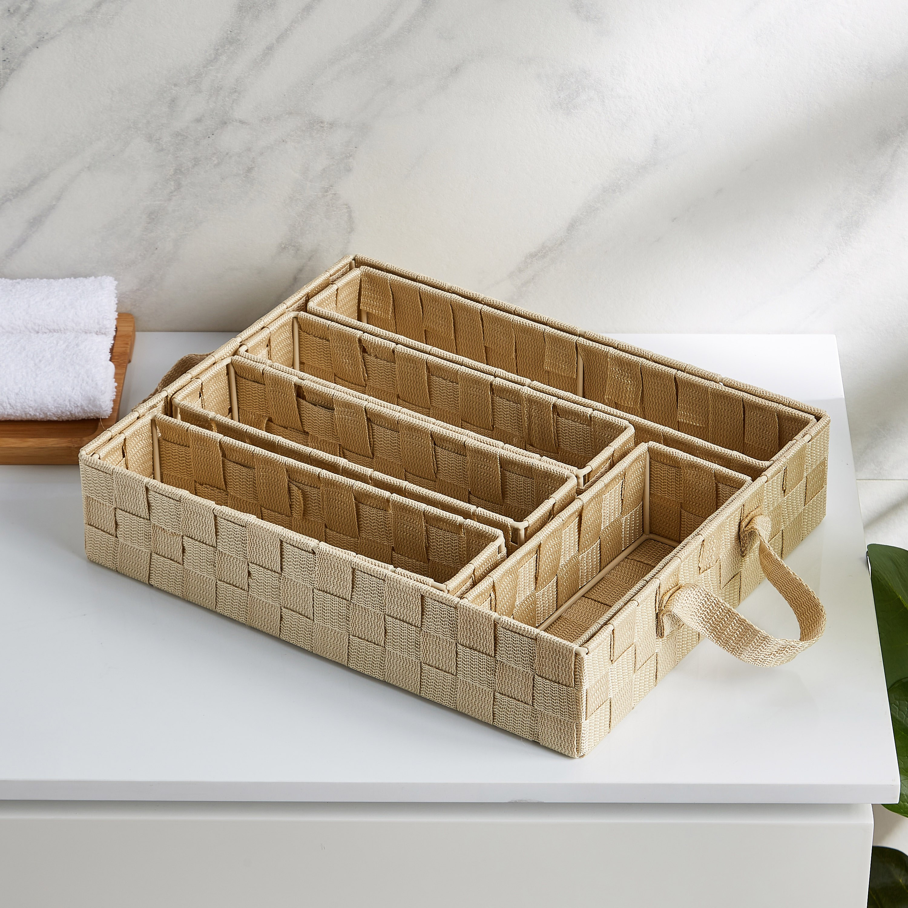 Luke 6-Piece Drawer Organizer Set-household-storage-storagesolutions-drawerorganizing-image-2