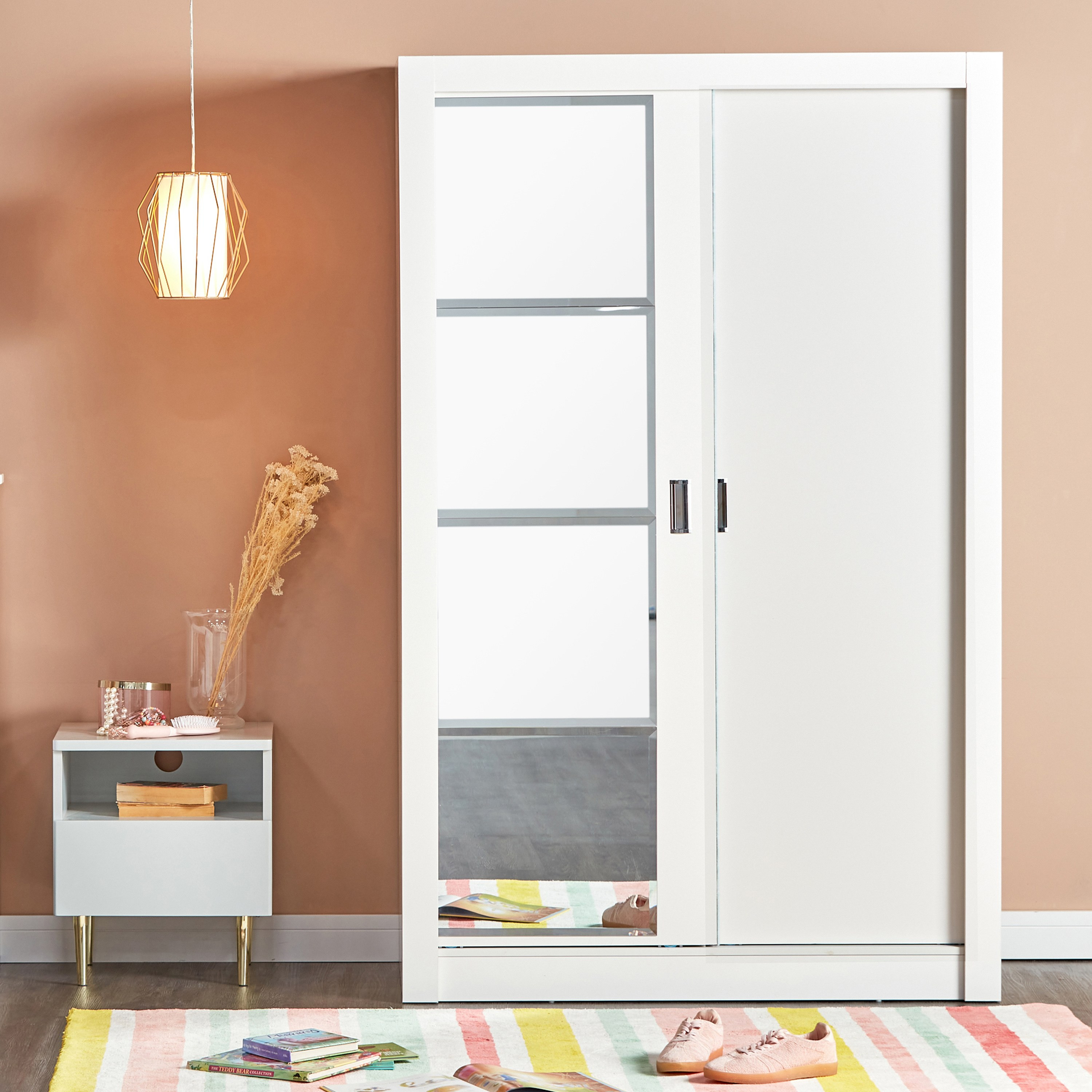 Barry 2-Door Sliding Wardrobe-babyandkids-roomfurniture-wardrobes-image-2