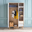 Scandi 3-Door Wardrobe with Drawers-babyandkids-roomfurniture-wardrobes-image-3