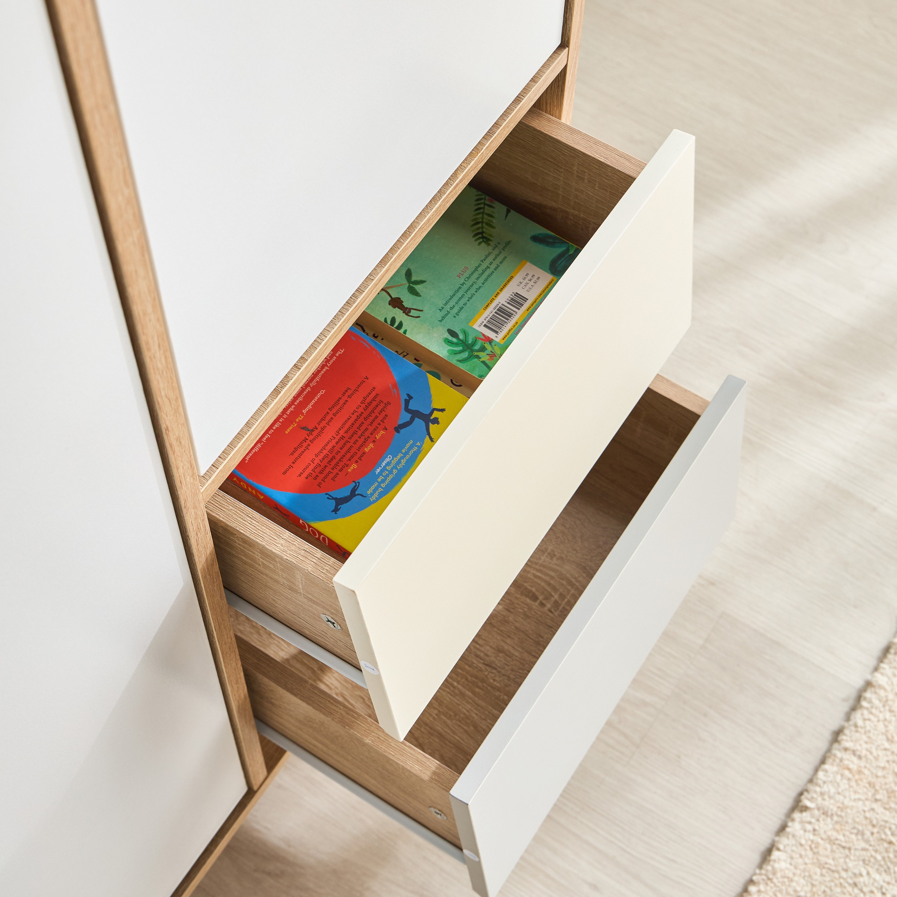 خزانة ملابس 3 أبواب بأدراج - سكاندي-babyandkids-roomfurniture-wardrobes-image-7