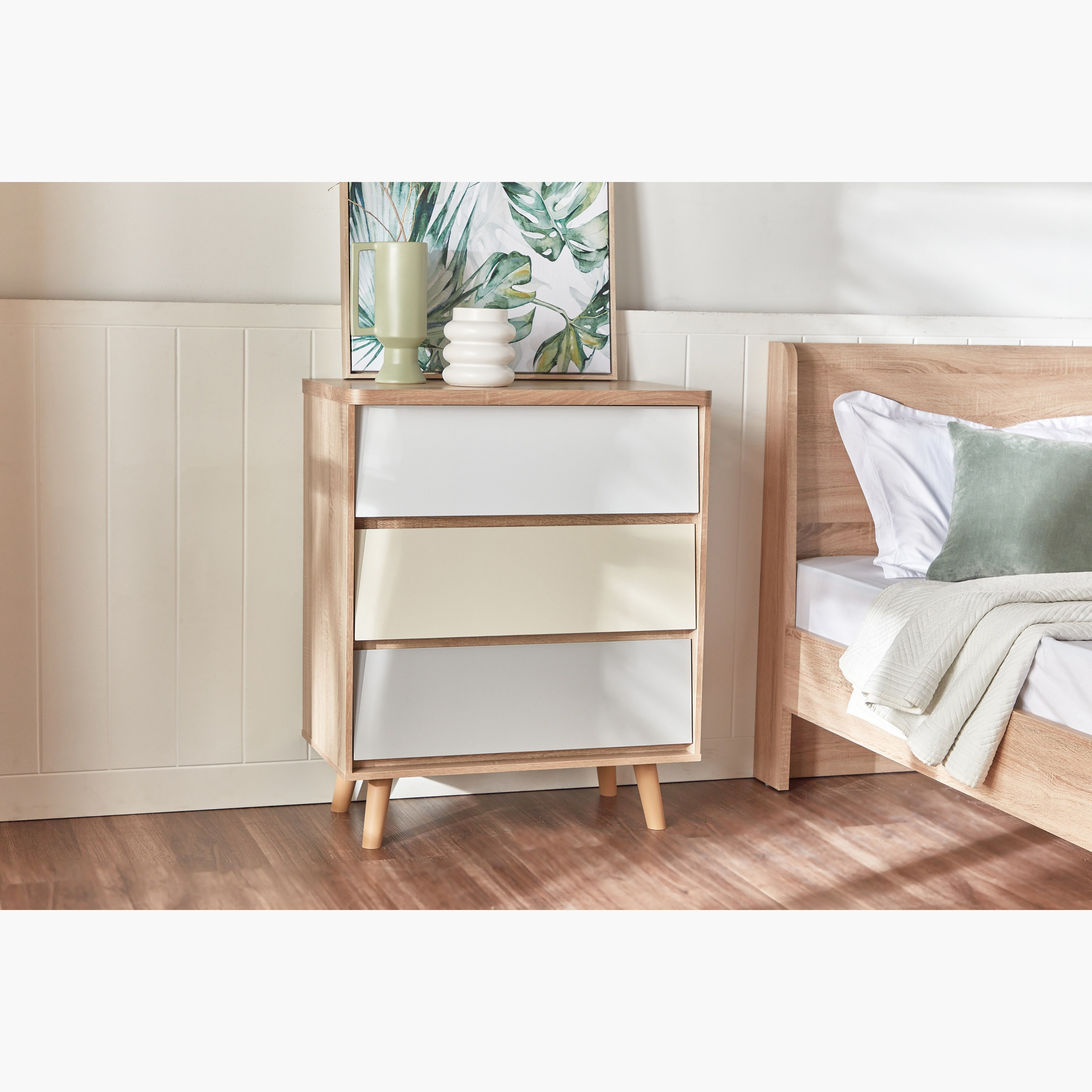 Shop Scandi Chest of 3Drawers Online Home centre UAE