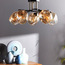 Moissanite 5-Light Glass Ceiling Lamp-household-lighting-ceilinglamps-chandeliers-image-1