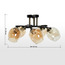 Moissanite 5-Light Glass Ceiling Lamp-household-lighting-ceilinglamps-chandeliers-image-5