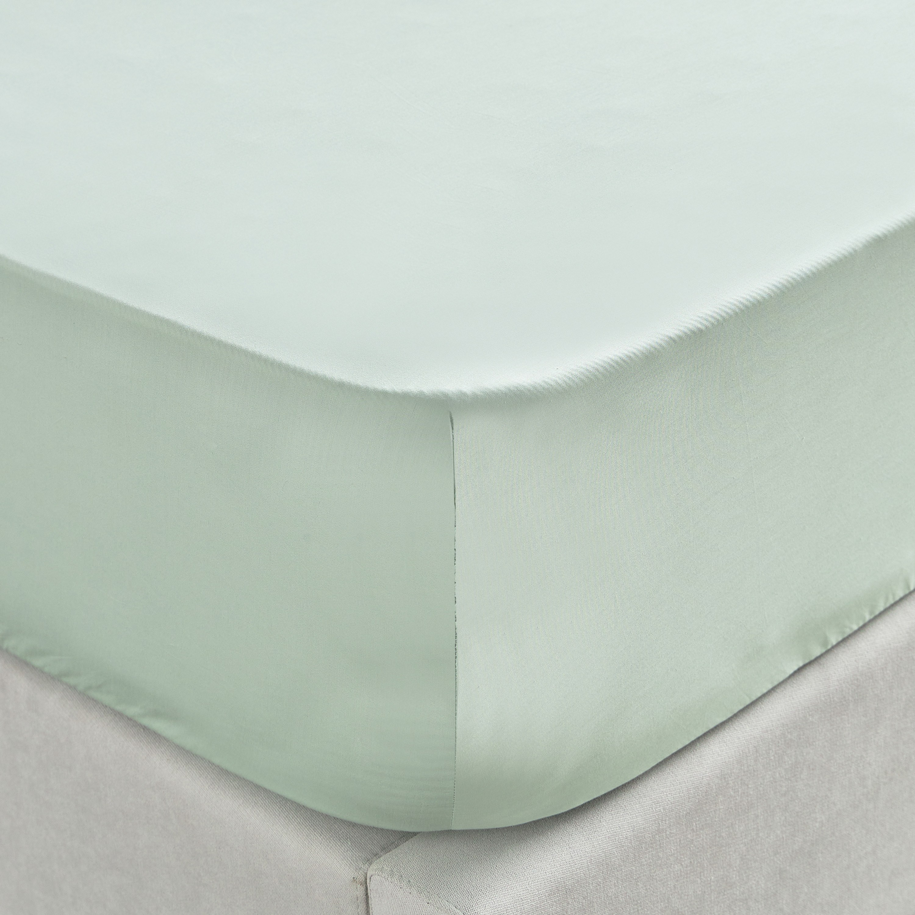 Eternity Cotton Percale 325 Thread Count Queen Fitted Sheet - 160x200 cm-household-bedding-sheetsandpillowcases-fittedsheets-image-1