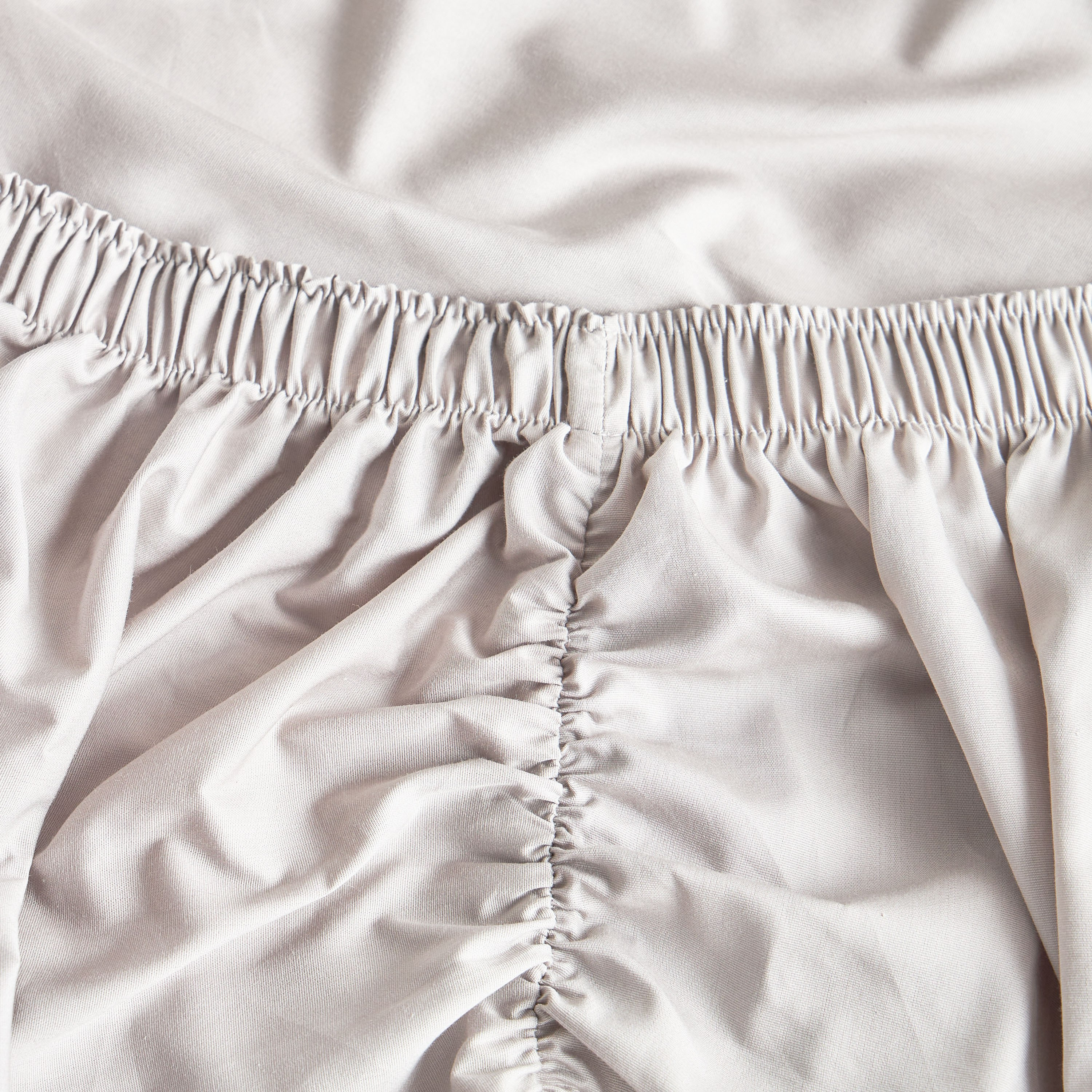 Eternity Cotton Percale 325 Thread Count King Fitted Sheet - 180x205 cm-household-bedding-sheetsandpillowcases-fittedsheets-image-2