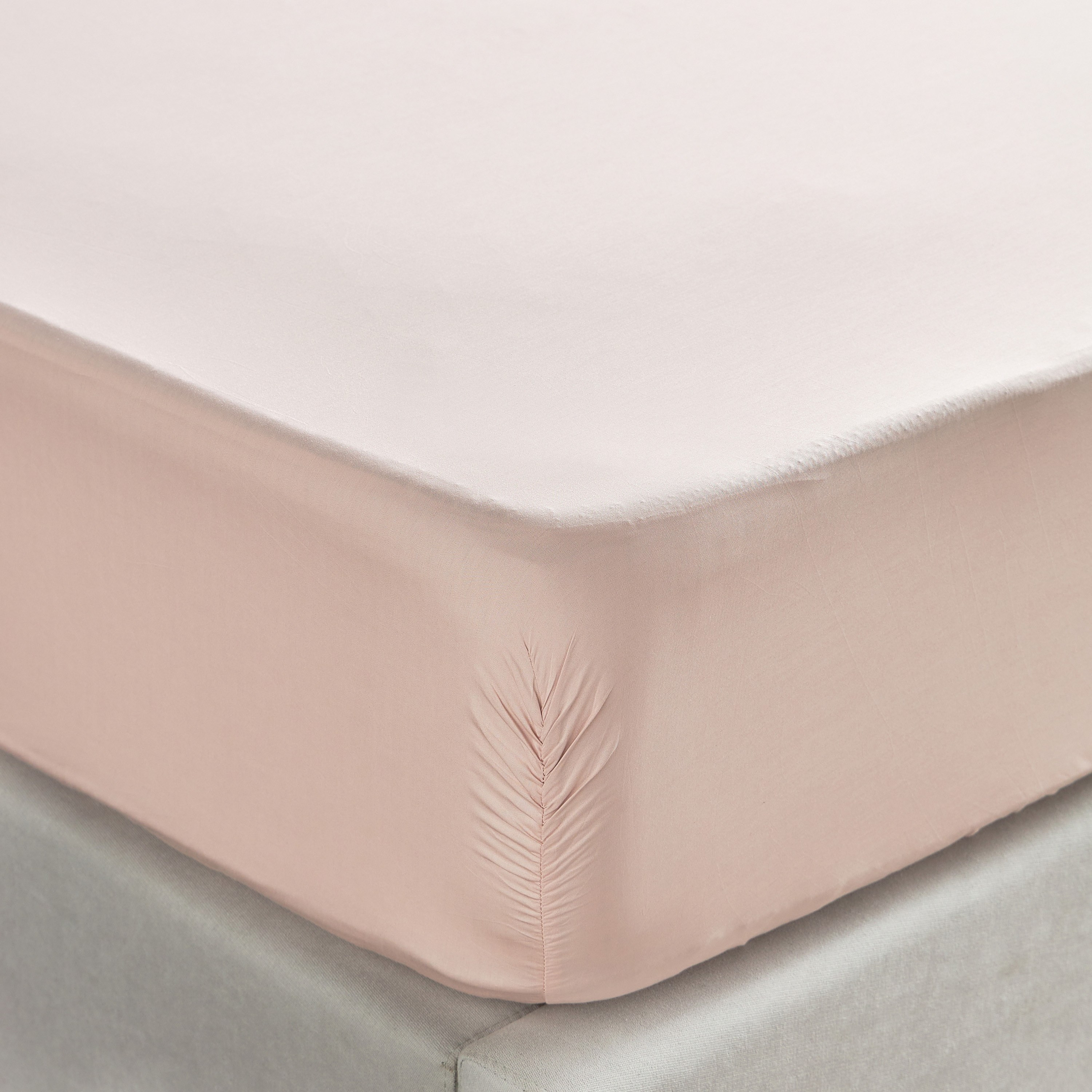 شرشف مطاطي سوبر كينج قطن بعدد 325 خيط بيركال - إتيرنيتي - 200x205 سم-household-bedding-sheetsandpillowcases-fittedsheets-image-4