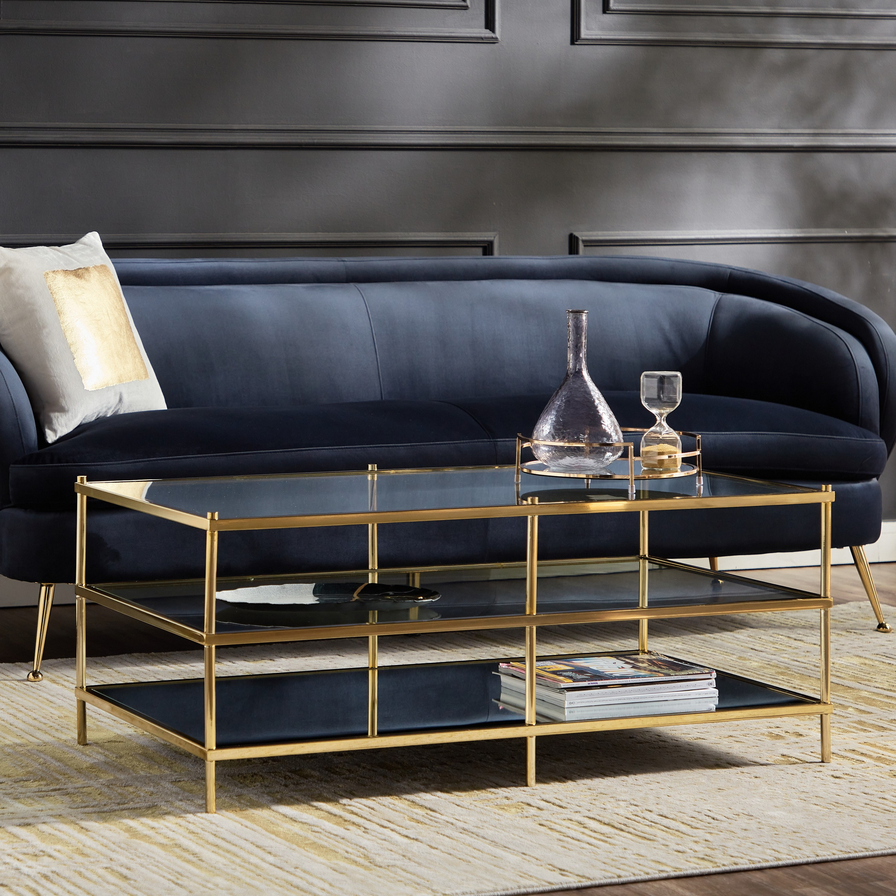 طاولة قهوة بسطح زجاجي - جولدستون-furniture-livingroom-coffeetables-image-1