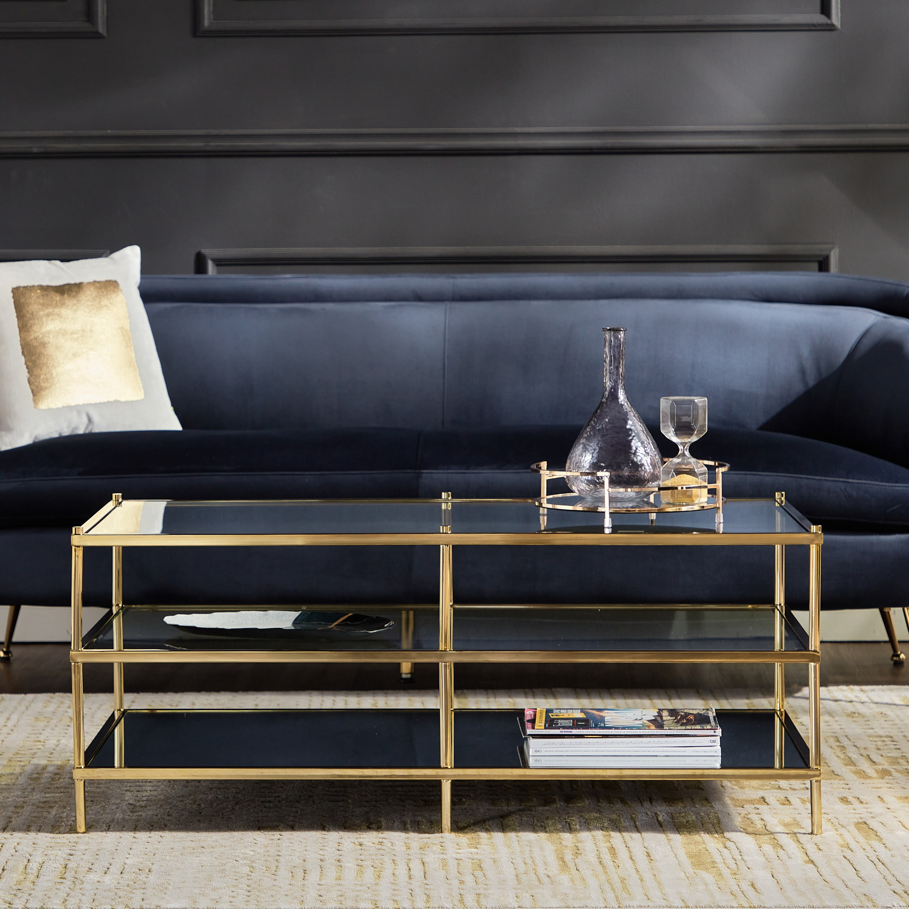 طاولة قهوة بسطح زجاجي - جولدستون-furniture-livingroom-coffeetables-image-2