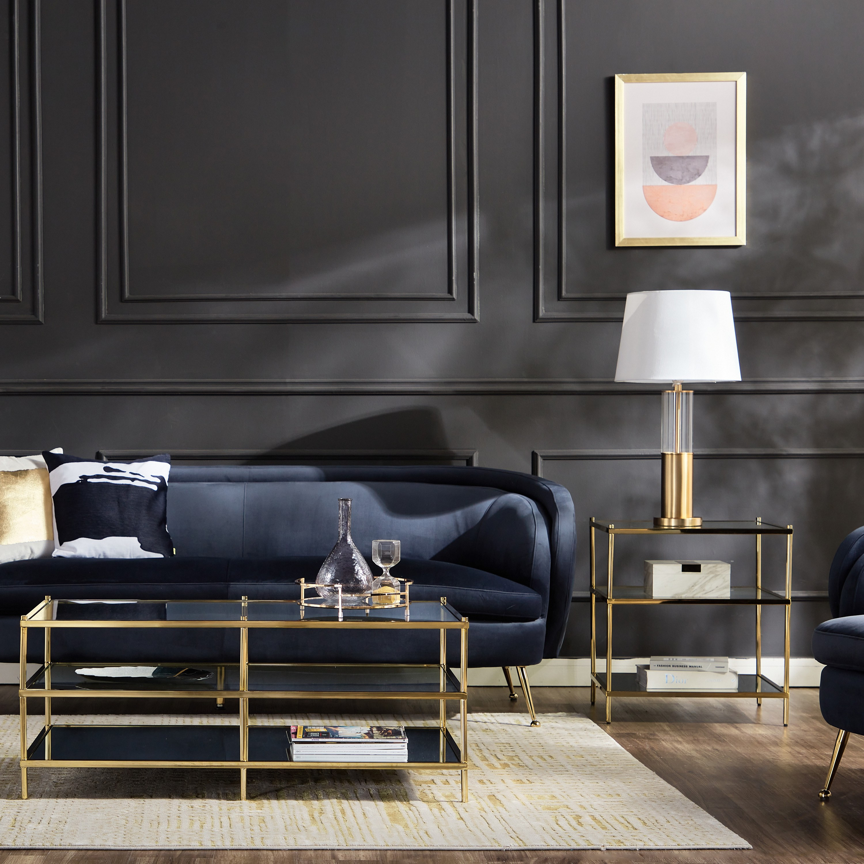 طاولة قهوة بسطح زجاجي - جولدستون-furniture-livingroom-coffeetables-image-5