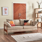 Shop Gregory 3-Seater Fabric Sofa Online | Home Centre UAE