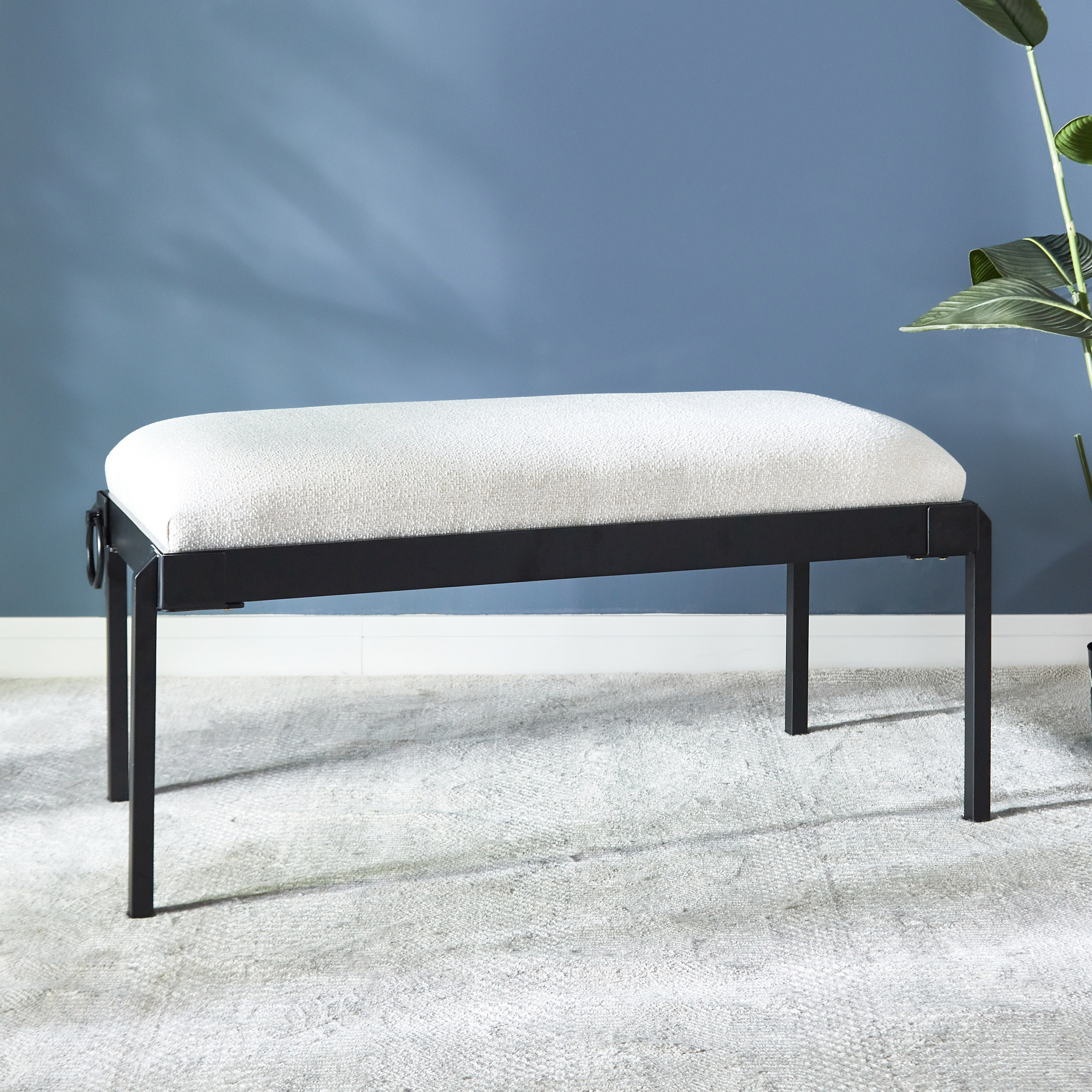 Fabric bench deals