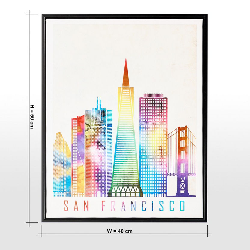 San Francisco Watercolor Skyline T-Shirt | San Fran Gift San Francisco Watercolor Skyline T-Shirt | San Fran Gift