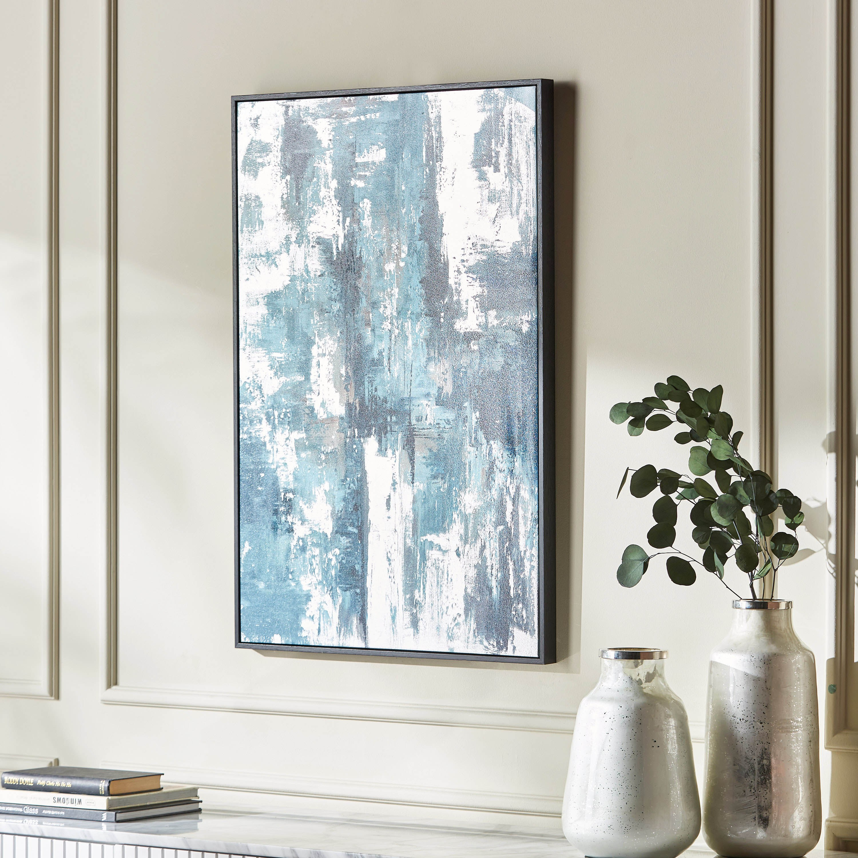 Frost Framed Canvas Wall Art - 60x90 cm-household-walldecorandmirrors-wallart-image-2