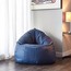 Faux Leather Bean Bag - 81x78 cm-binpromo_ALLBANKS_OMN_14032025-image-1