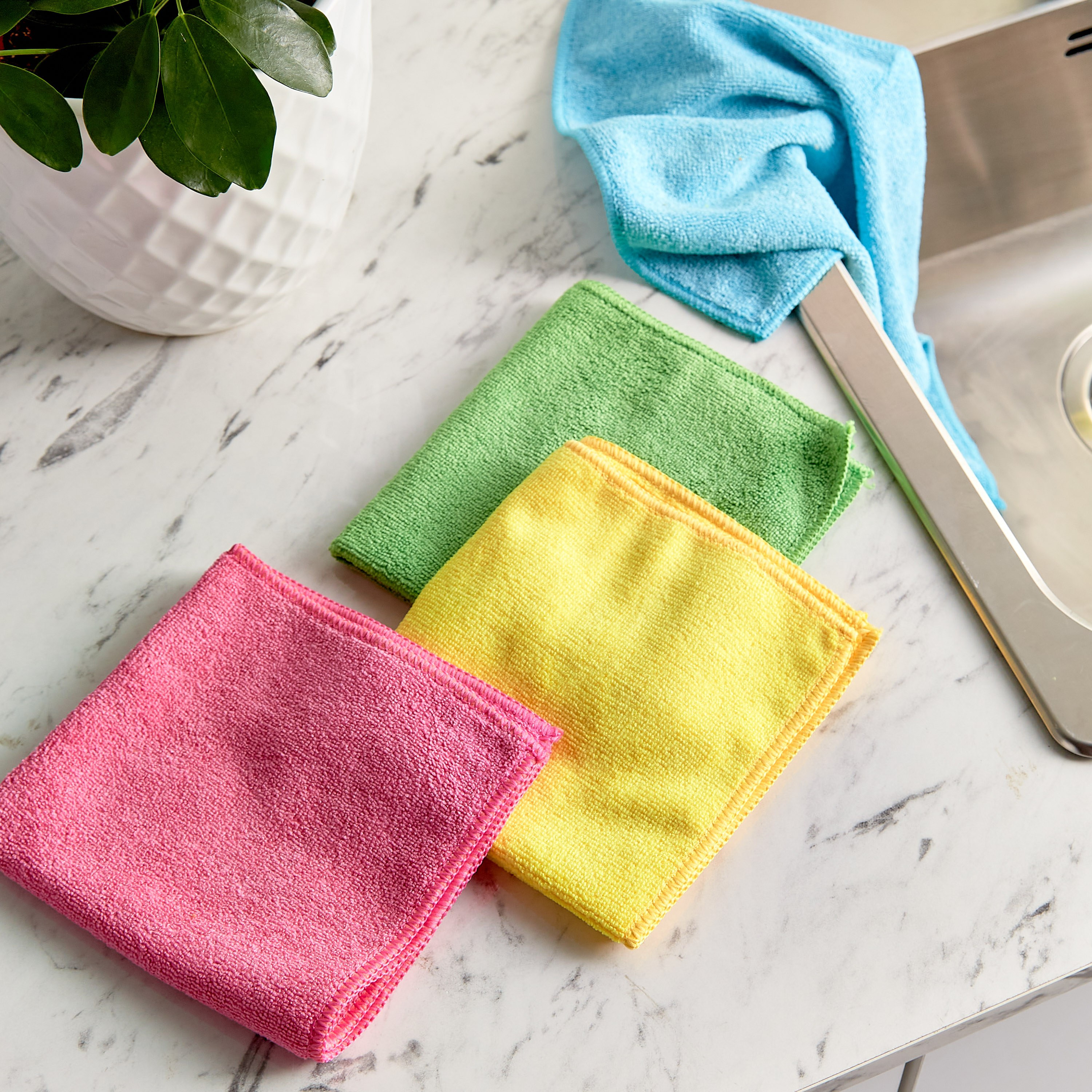 طقم أقمشة مايكروفايبر 4 قطع - مارثا - 32x31 سم-household-bathandlaundry-cleaning-brushesspongesandcloths-image-2