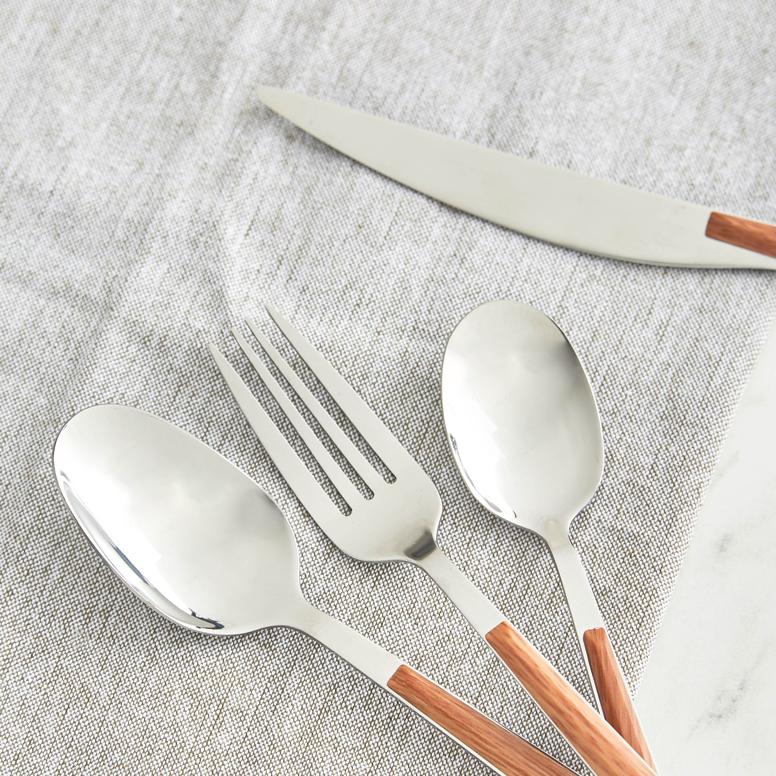 Woodie 16-Piece Cutlery Set - Serves 4-household-dining-cutlery-cutlerysets-image-3