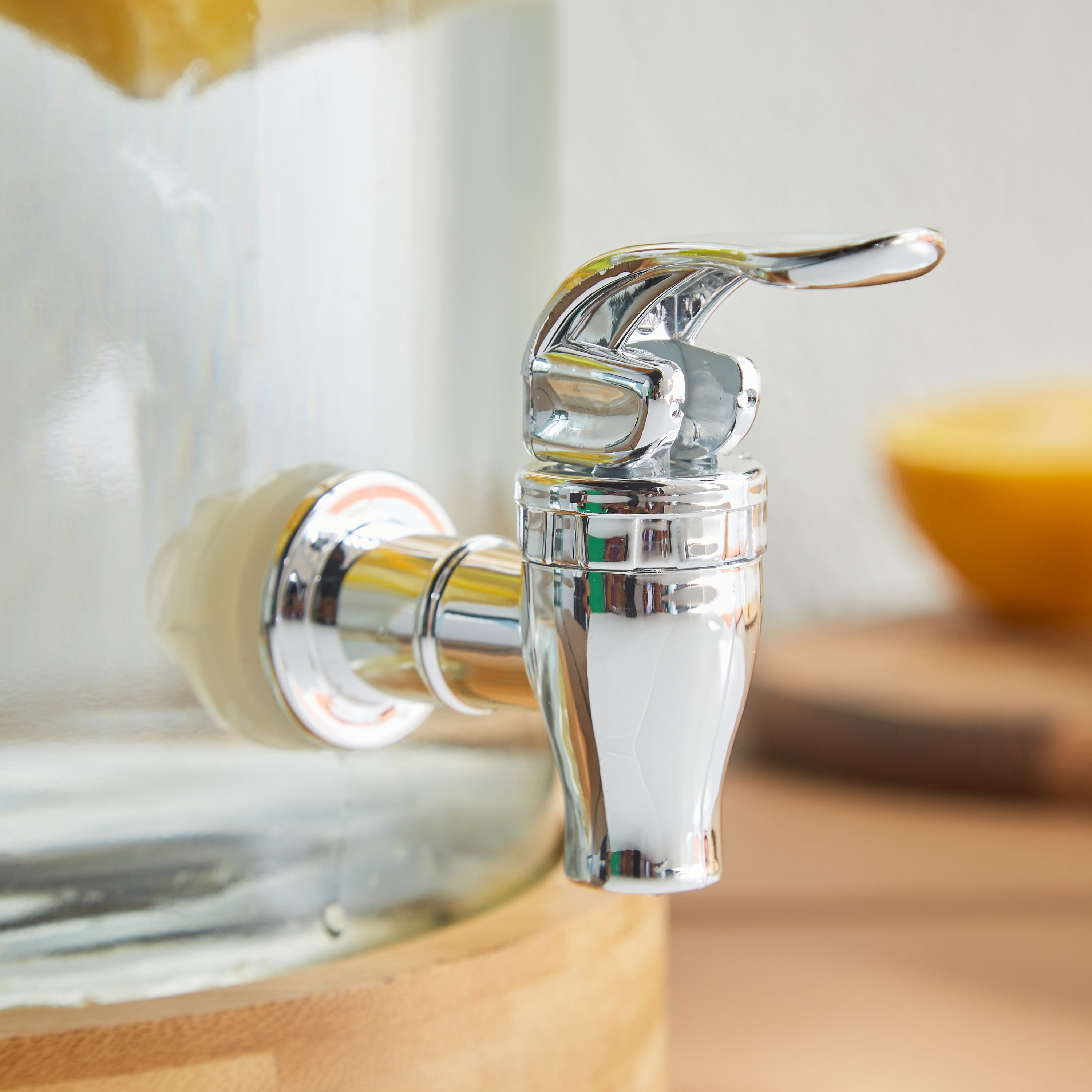 Hazel Dispenser with Wooden Stand - 6 L-household-dining-drinkserveware-dispensers-image-2