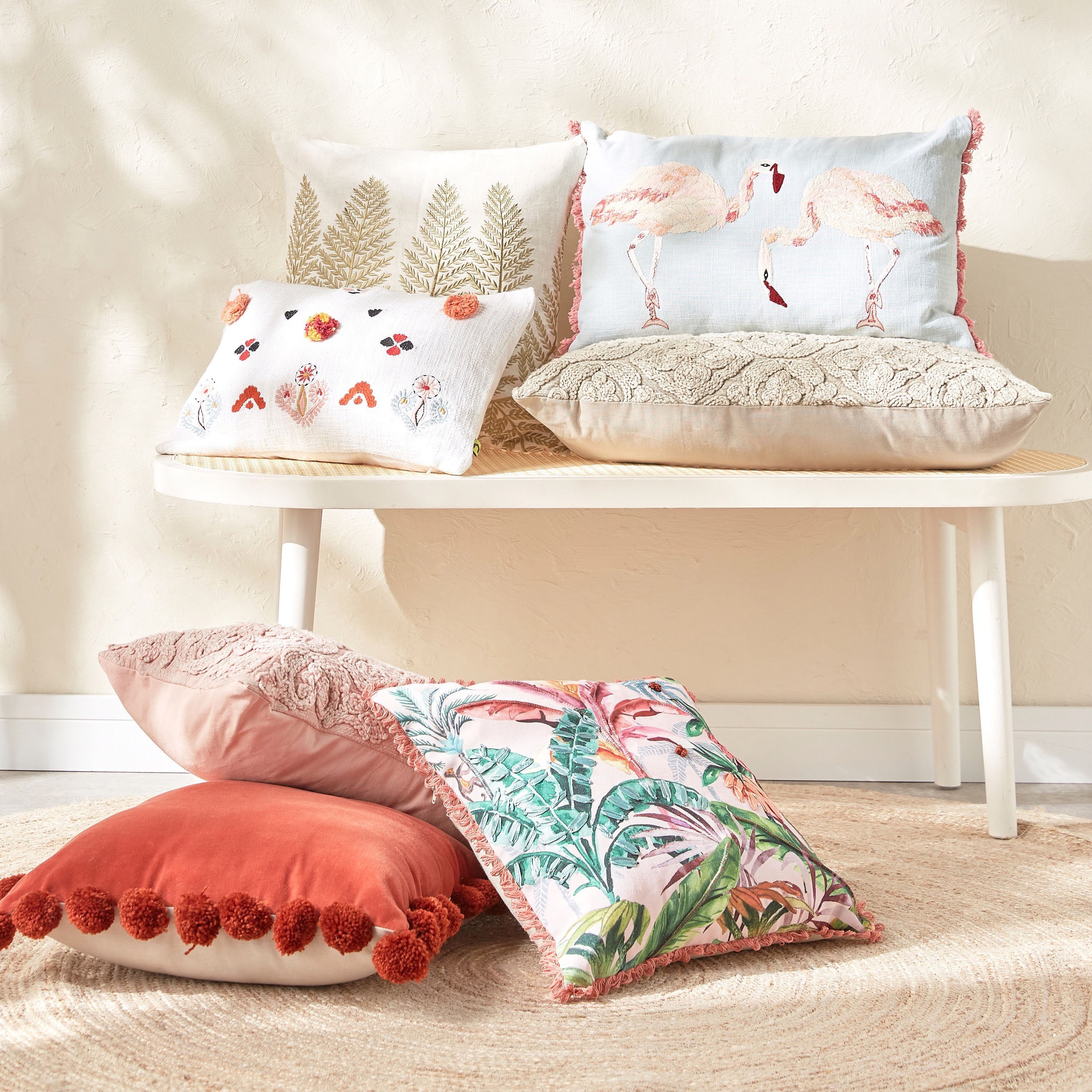 Kimona Filled Cushion - 35x65 cm-household-cushionsandthrows-filledcushions-decorativecushions-image-4