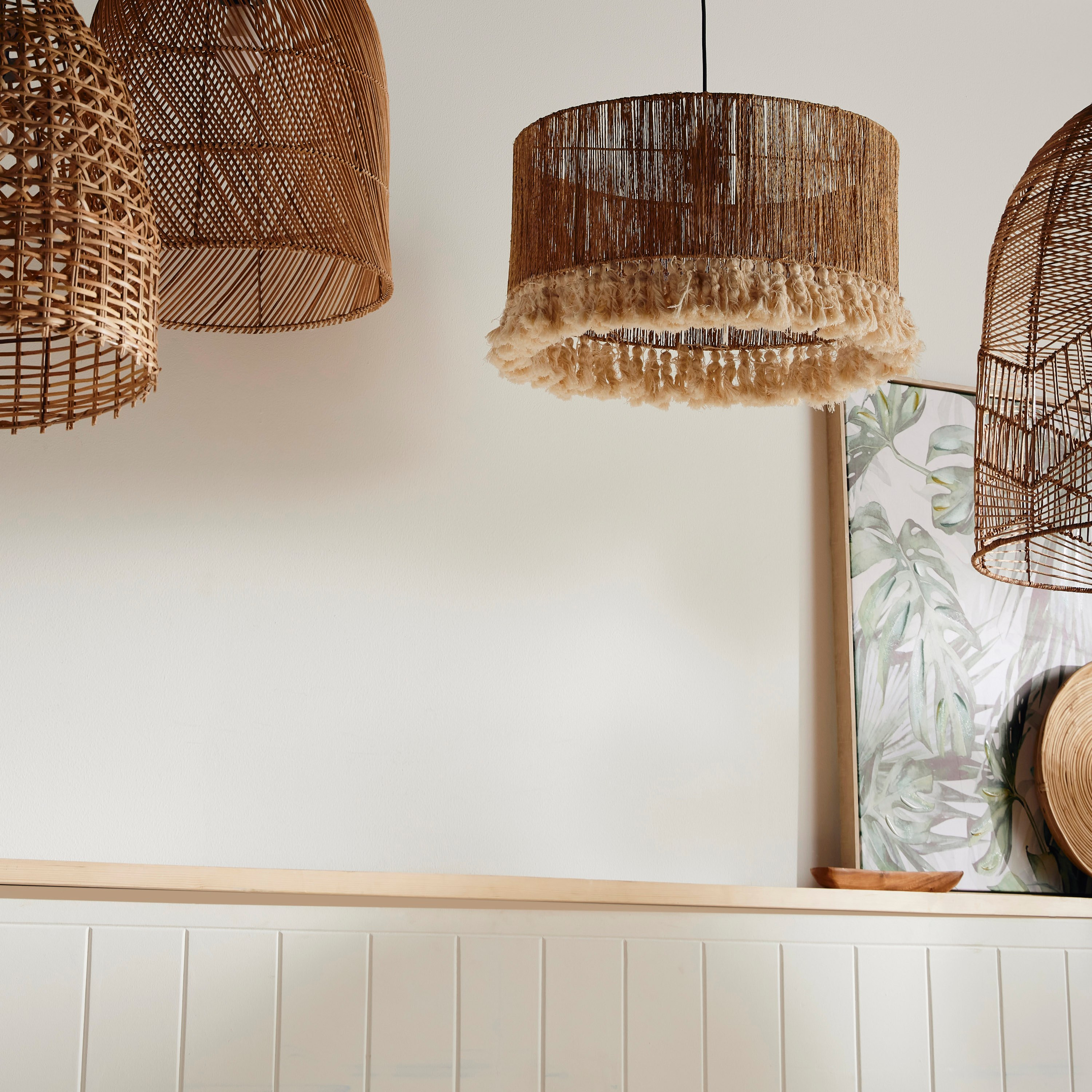 غطاء مصباح سقف من الجوت - ميكس أند ماتش - 20 سم-household-lighting-ceilinglamps-pendantlamps-image-4