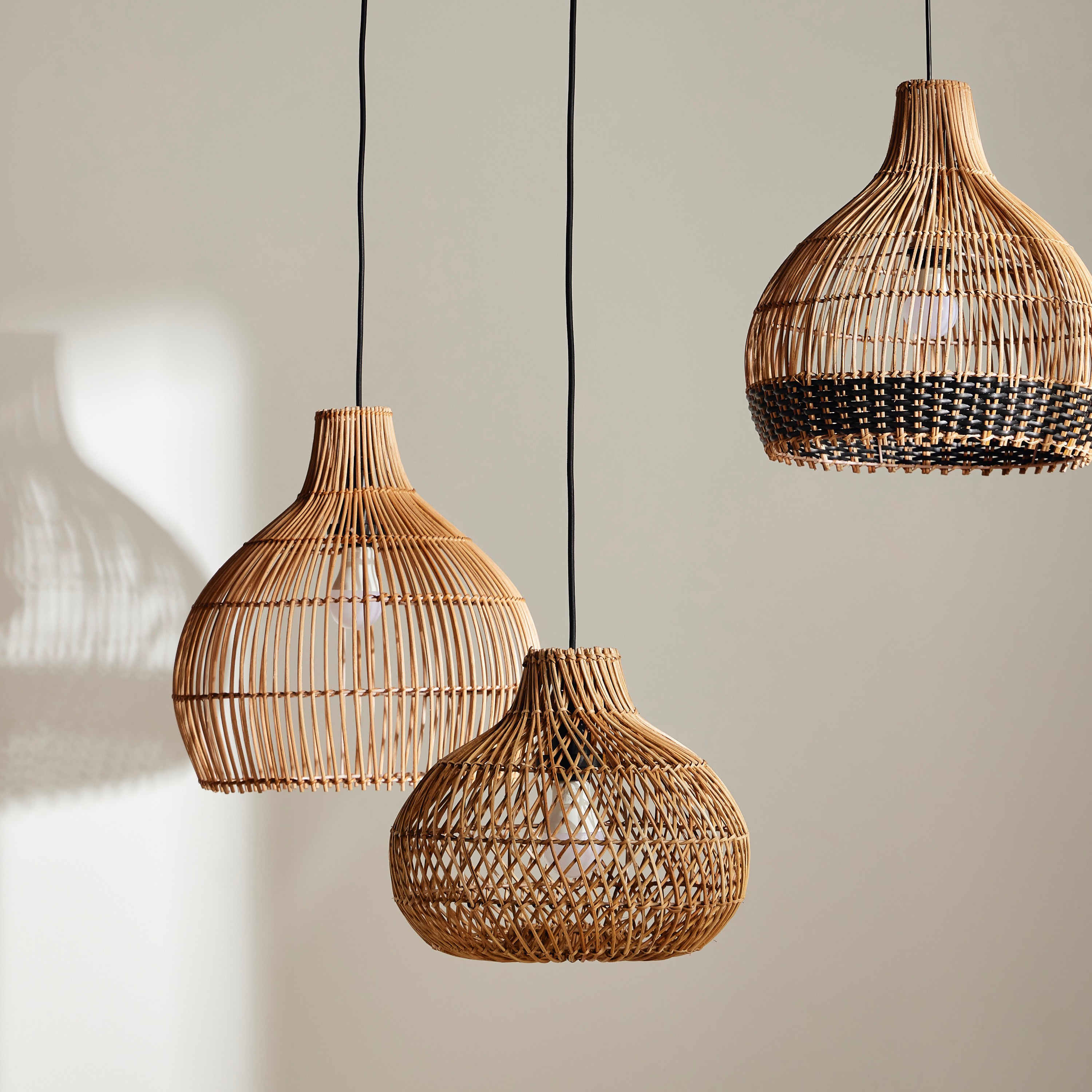 Mix and Match Rattan Ceiling Lamp Shade - 40 cm-household-lighting-ceilinglamps-pendantlamps-image-4