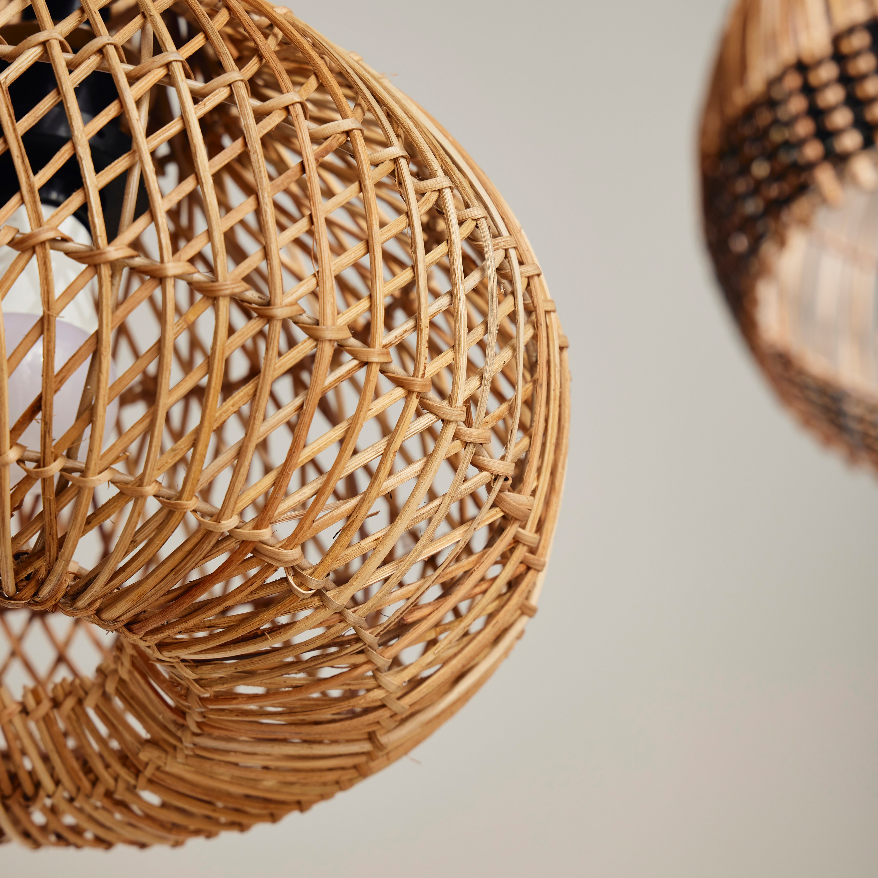 Mix and Match Rattan Ceiling Lamp Shade - 27 cm-household-lighting-ceilinglamps-pendantlamps-image-3