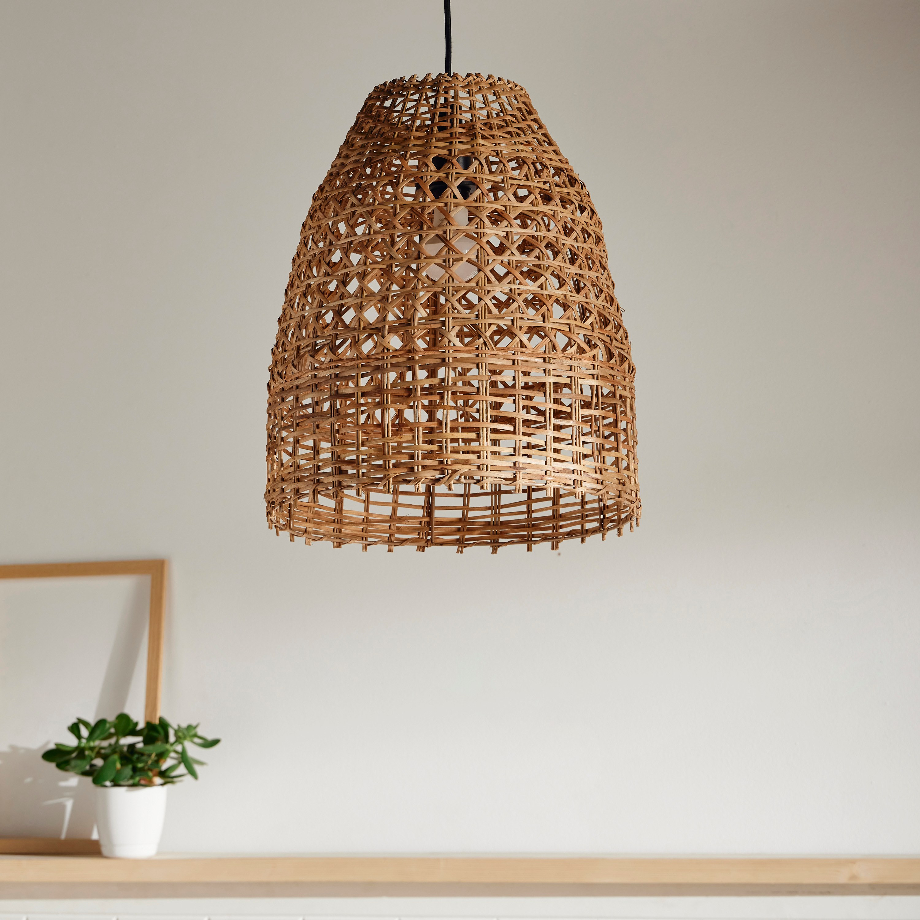 Rattan ceiling sale pendant