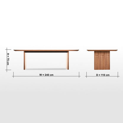 طاولة سفرة بسطح سيراميك 8 مقاعد - نويفو