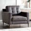 Jude Faux Leather Armchair-furniture-sofaandseating-armchairs-image-1
