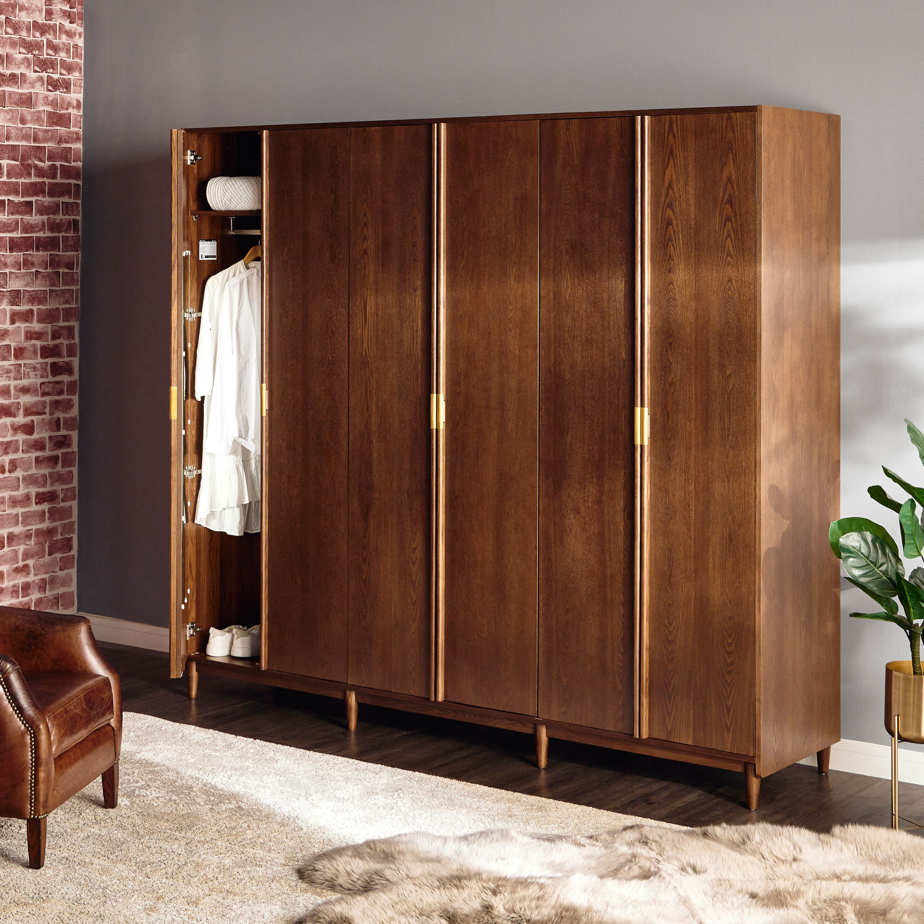 Mid century deals wardrobes