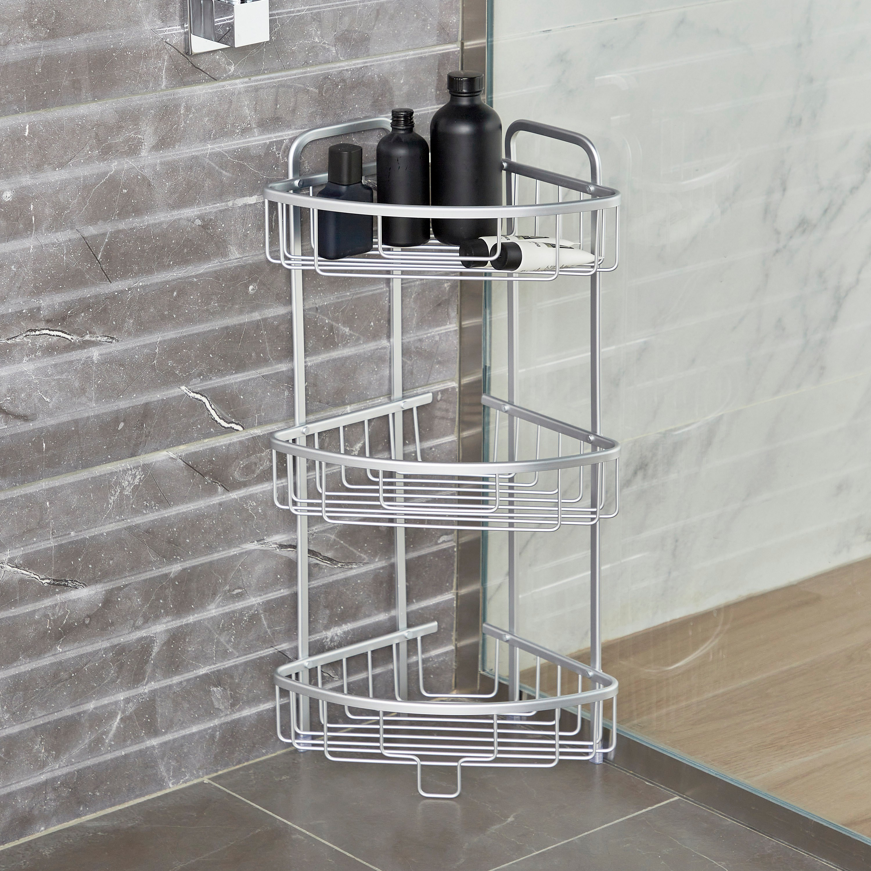 Baltic 3-Tier Shower Caddy-household-bathandlaundry-bathroomorganizing-showerfixturesandcaddies-image-1