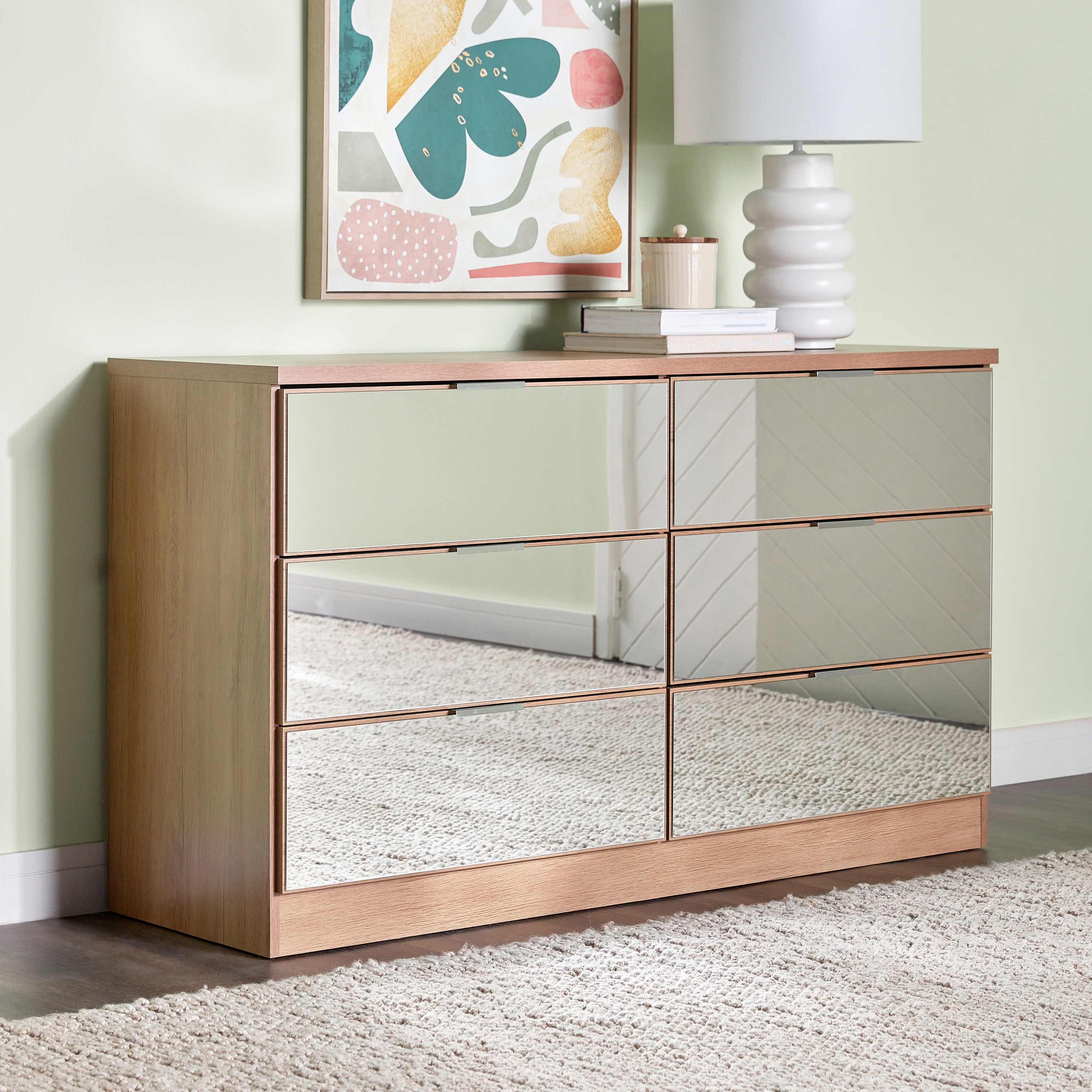 slim fit dress slacks Annabelle Pink Dresser — La Gloria Furniture