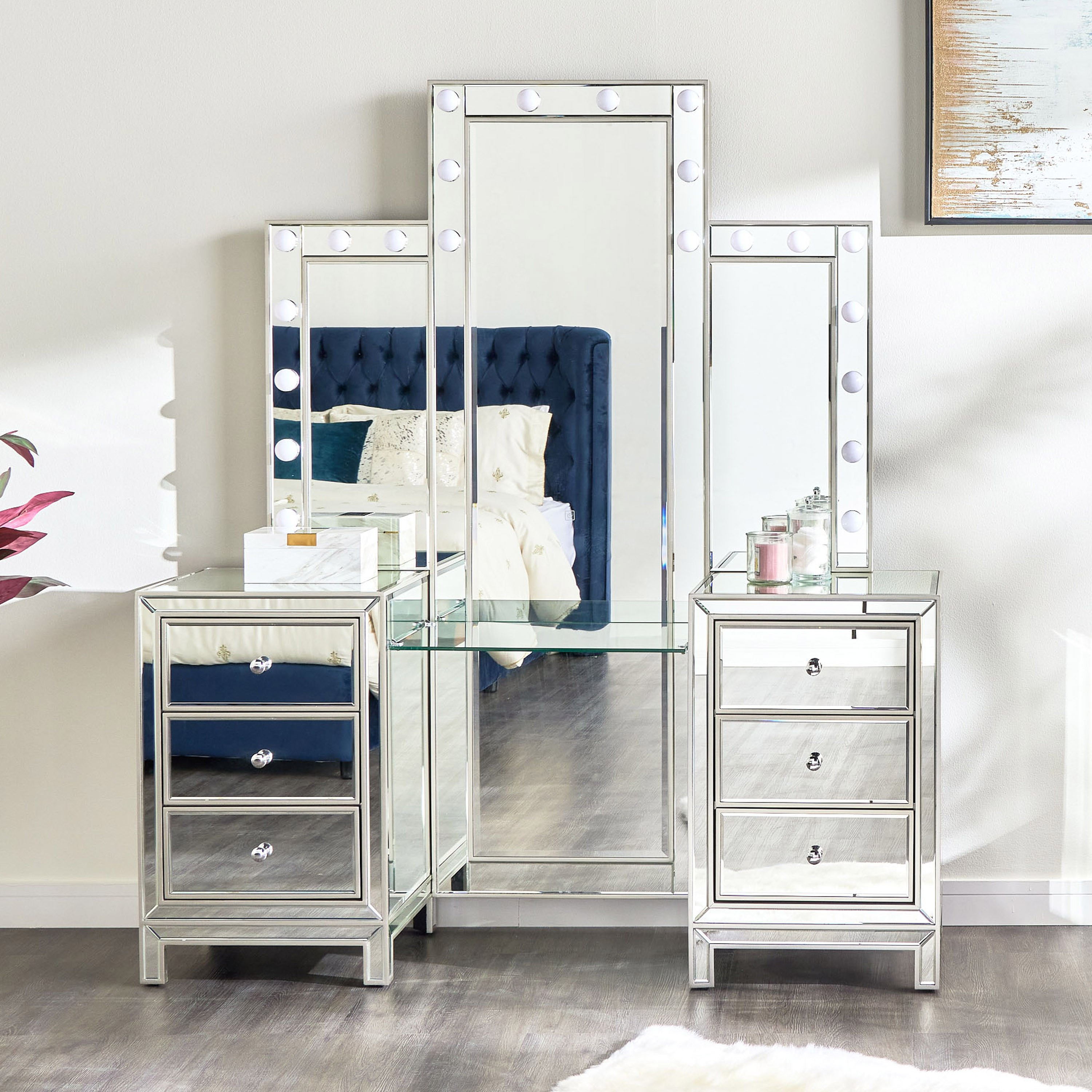 Glam dressing store table