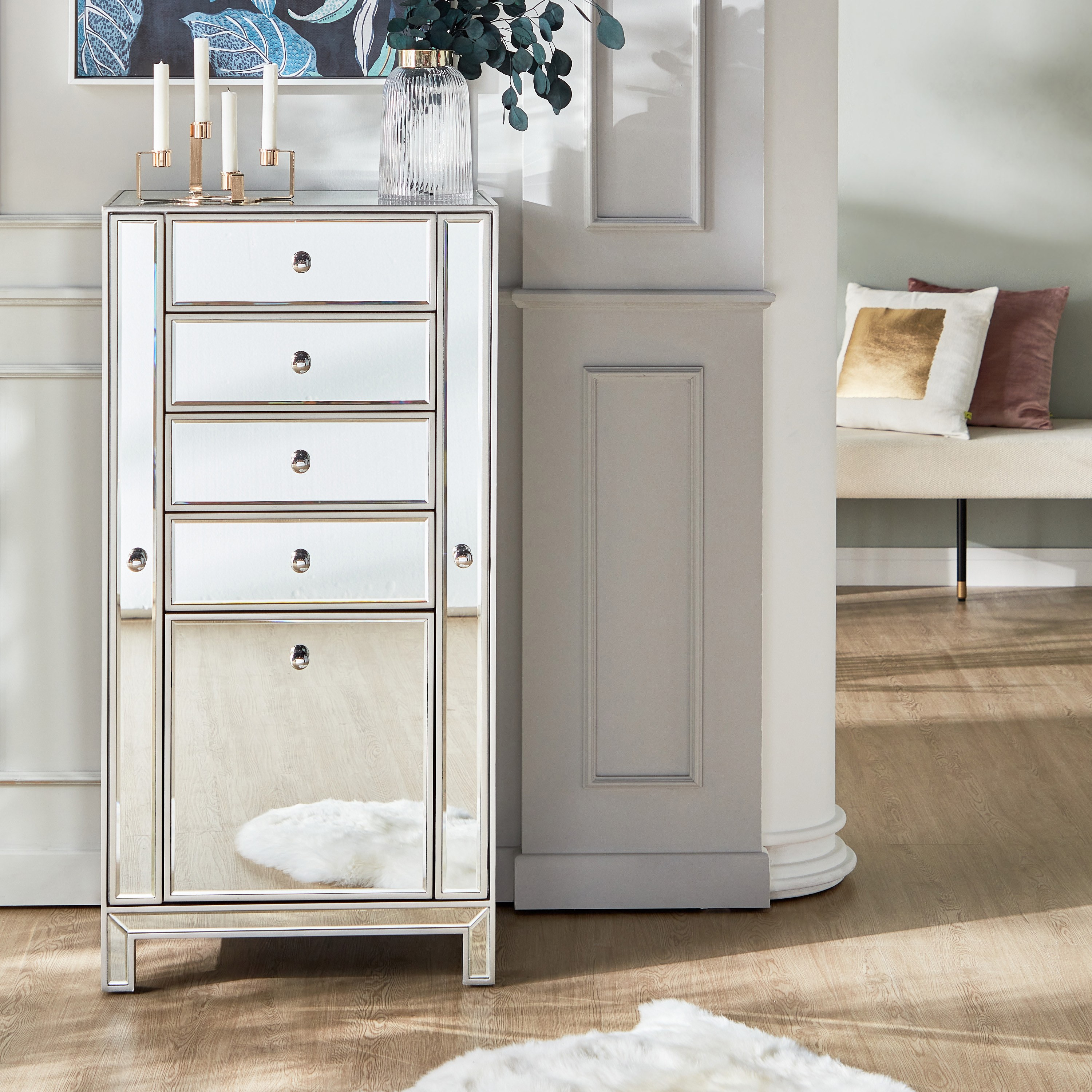 Shop Colette Jewellery Cabinet Homecentre Egypt